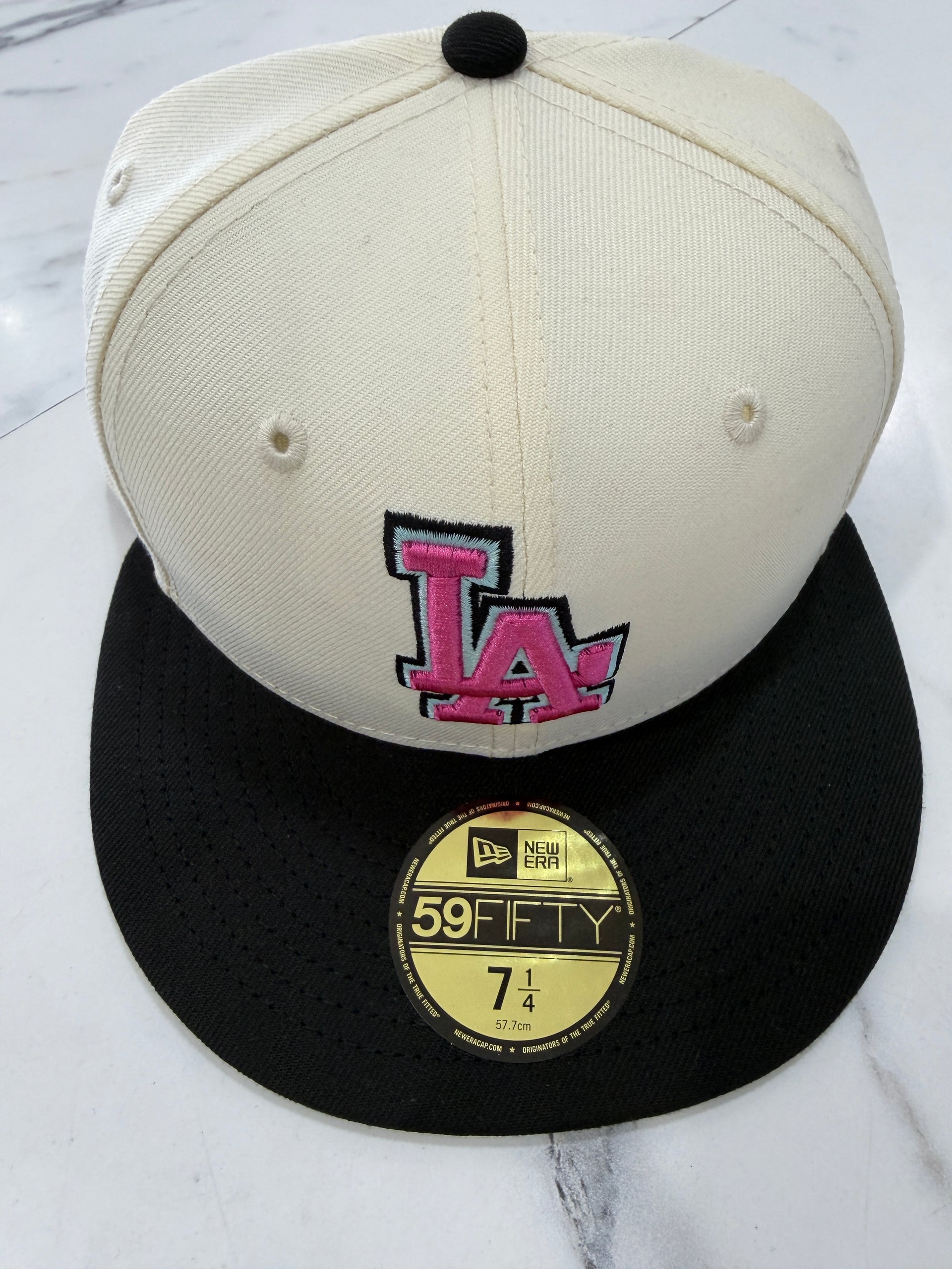 5950 LA DODGERS CAP CHROME BLACK