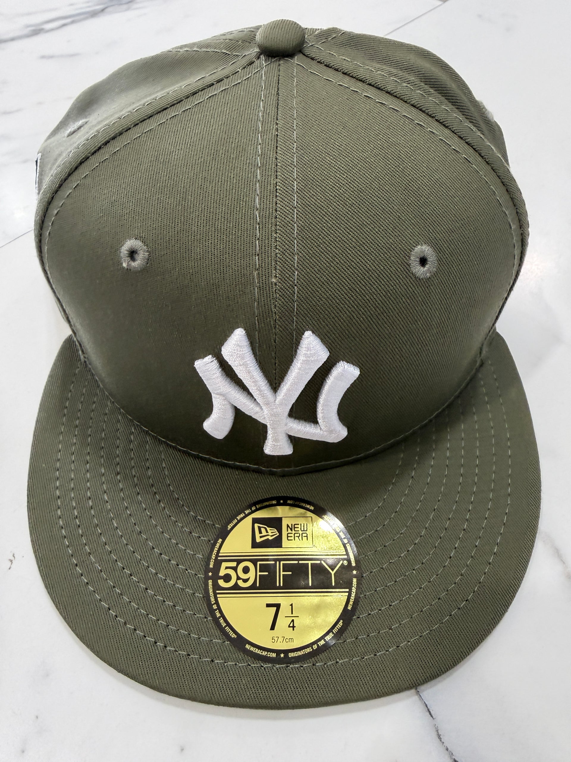 5950 NY YANKEES CAP NEW OLIVE