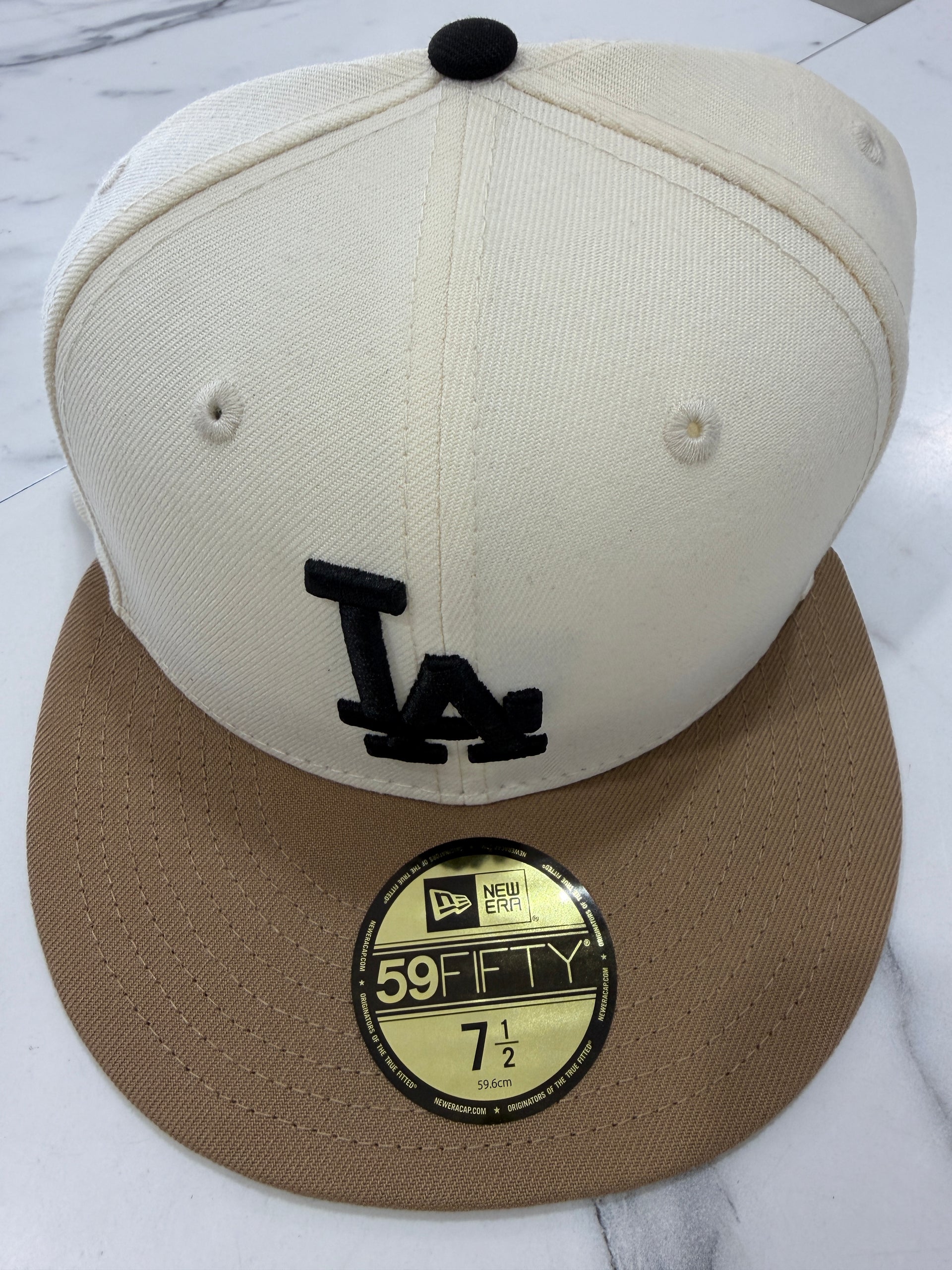 5950 LA DODGERS CAP CHROME KHAKI