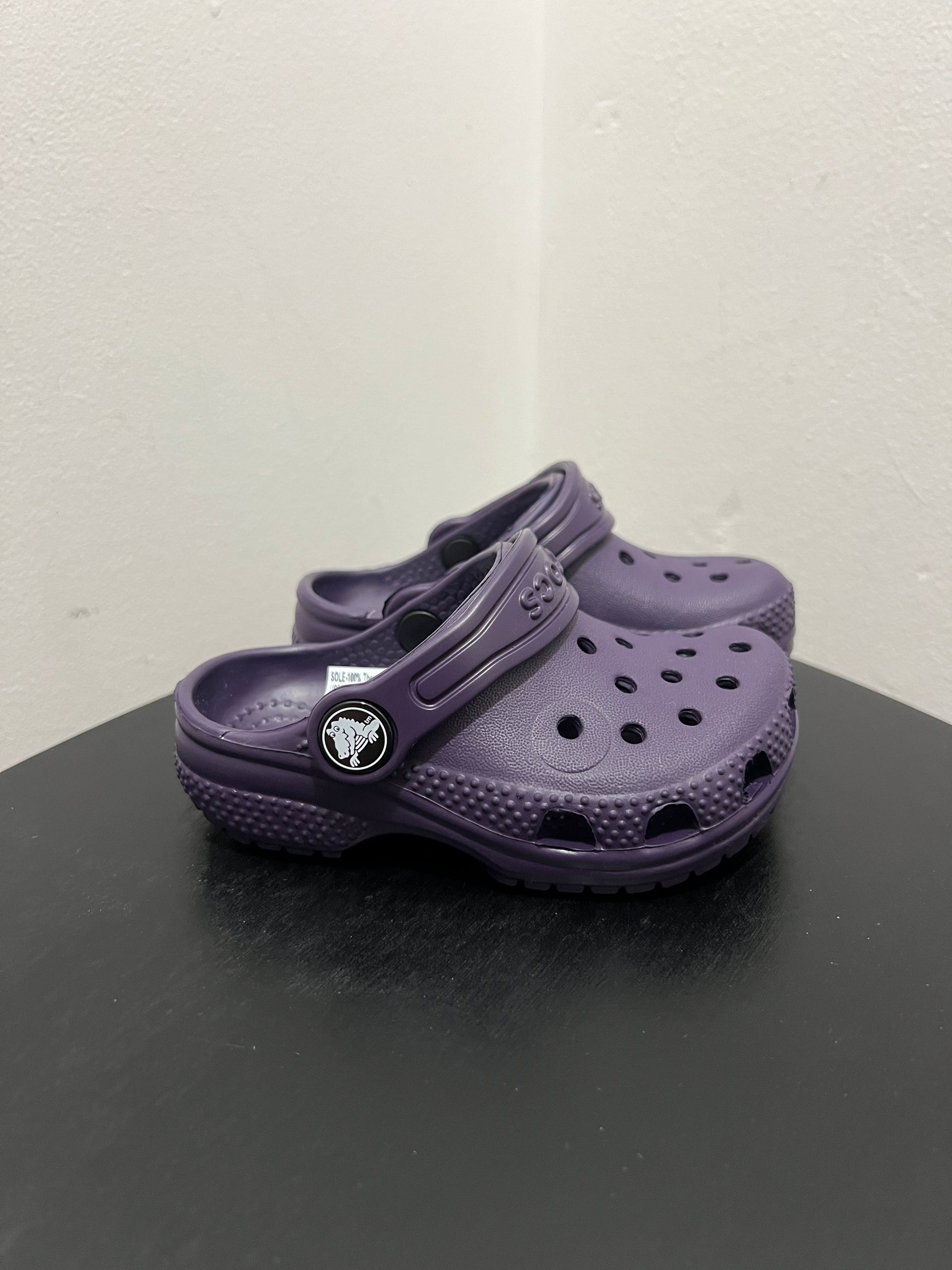 TODDLERS CLASSIC CLOG DARK IRIS