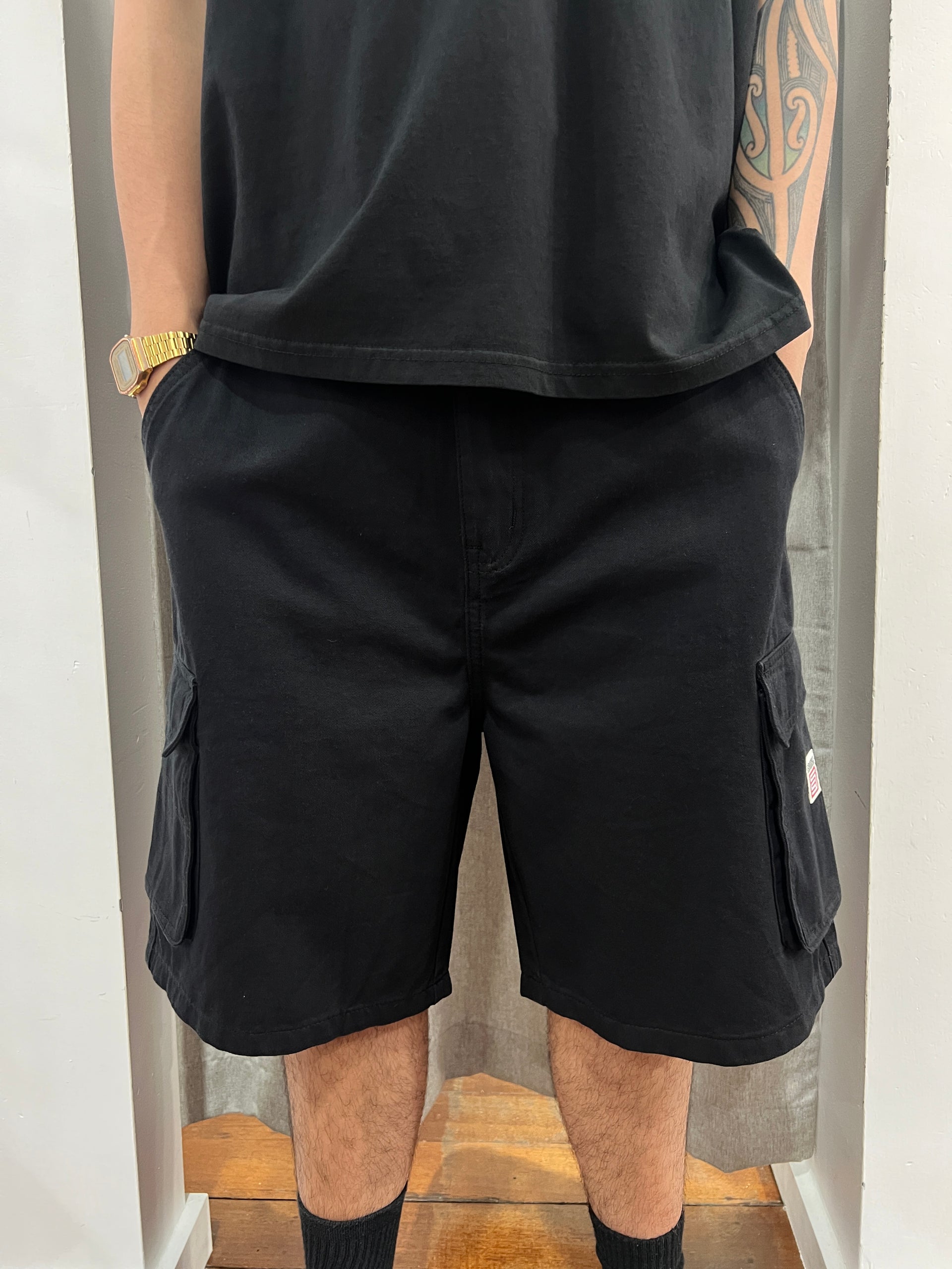 CARGO WORKSHORT BLACK