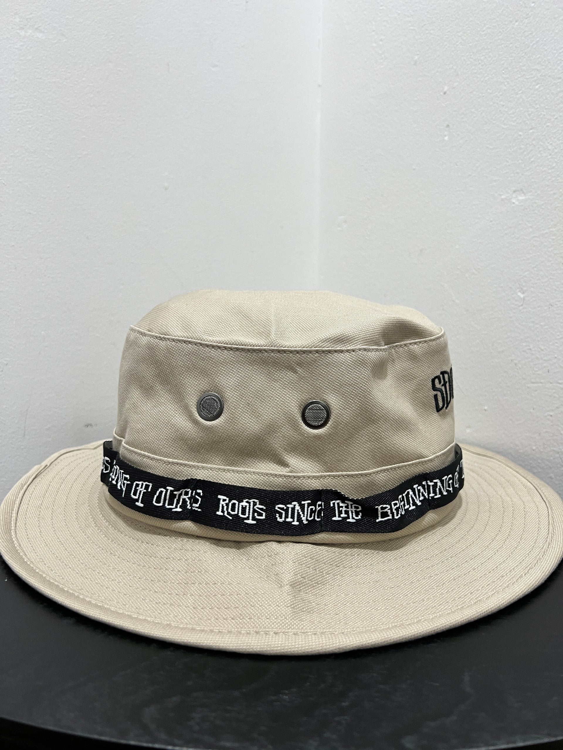 MID-BLOCK BOONIE HAT WASHED KHAKI