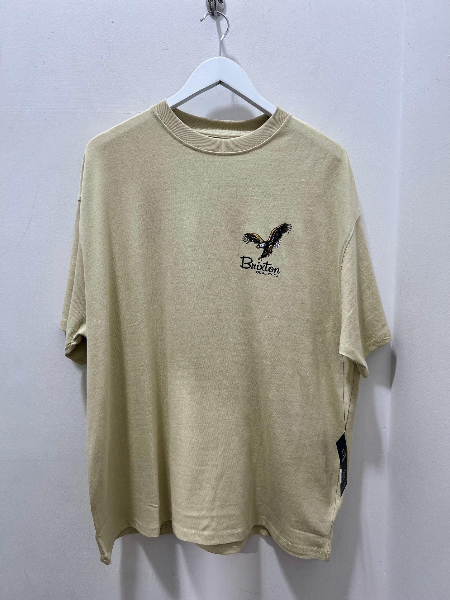 GLACIER HW RELAXED TEE - CREAM CLASSIC WASH