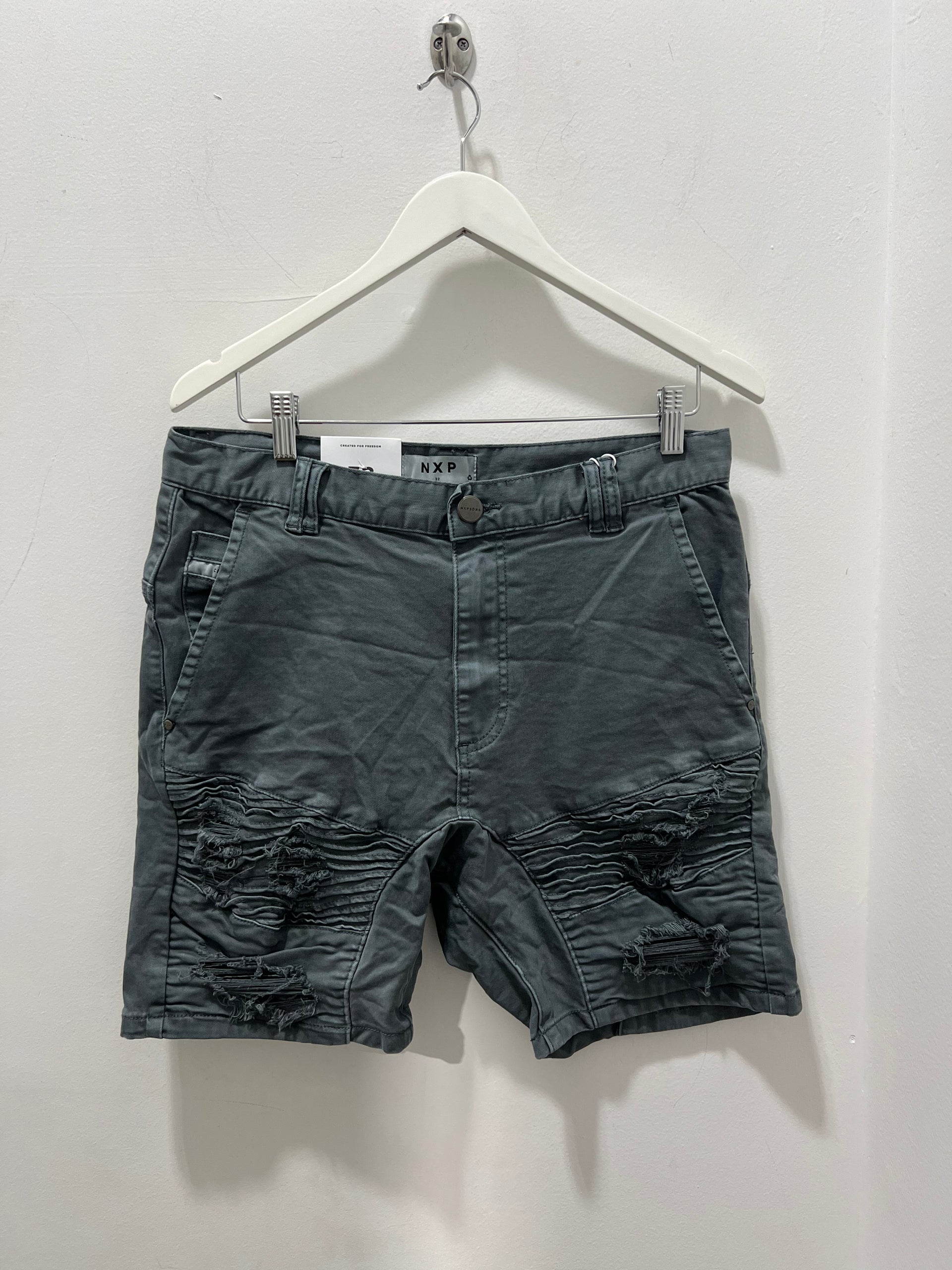 HELLCAT DENIM SHORT - IRON GATE