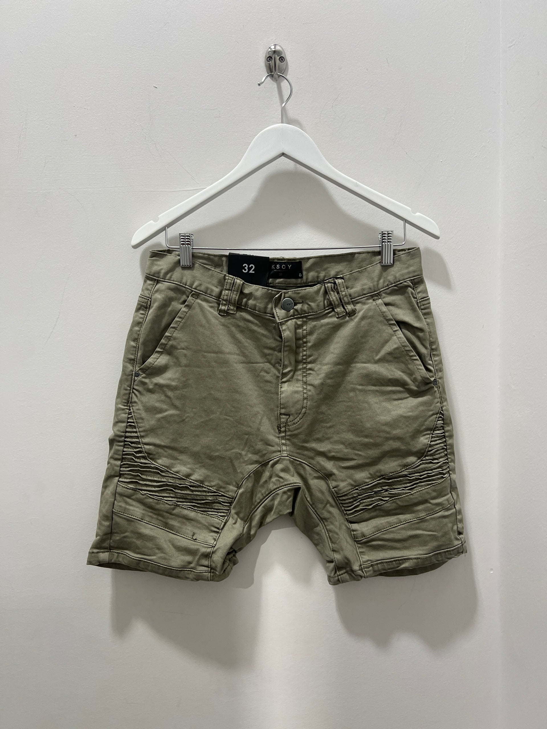 SPECTRA DENIM SHORT - HIGHLAND GREEN