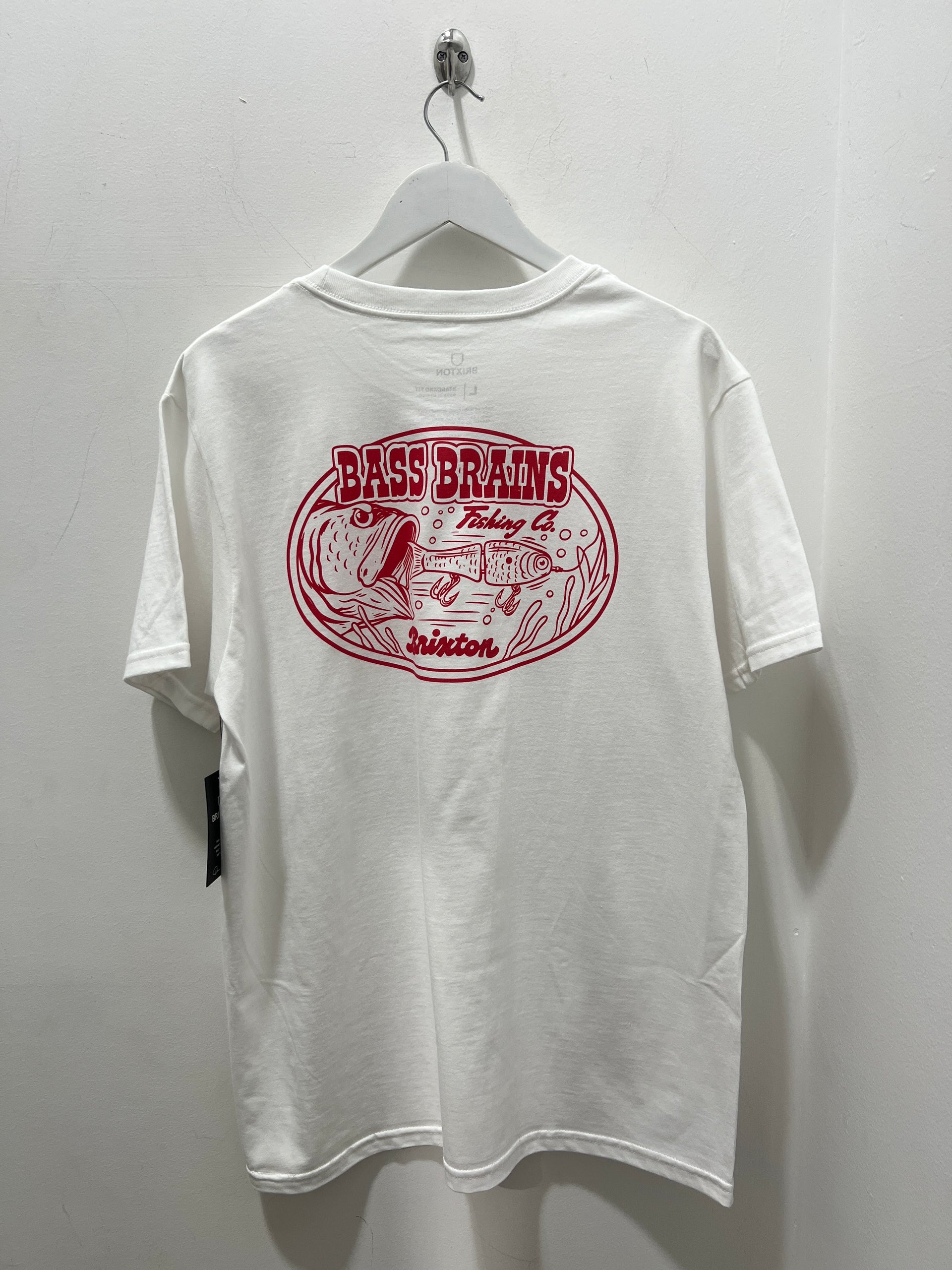 BASS BRAINS TEE - WHITE