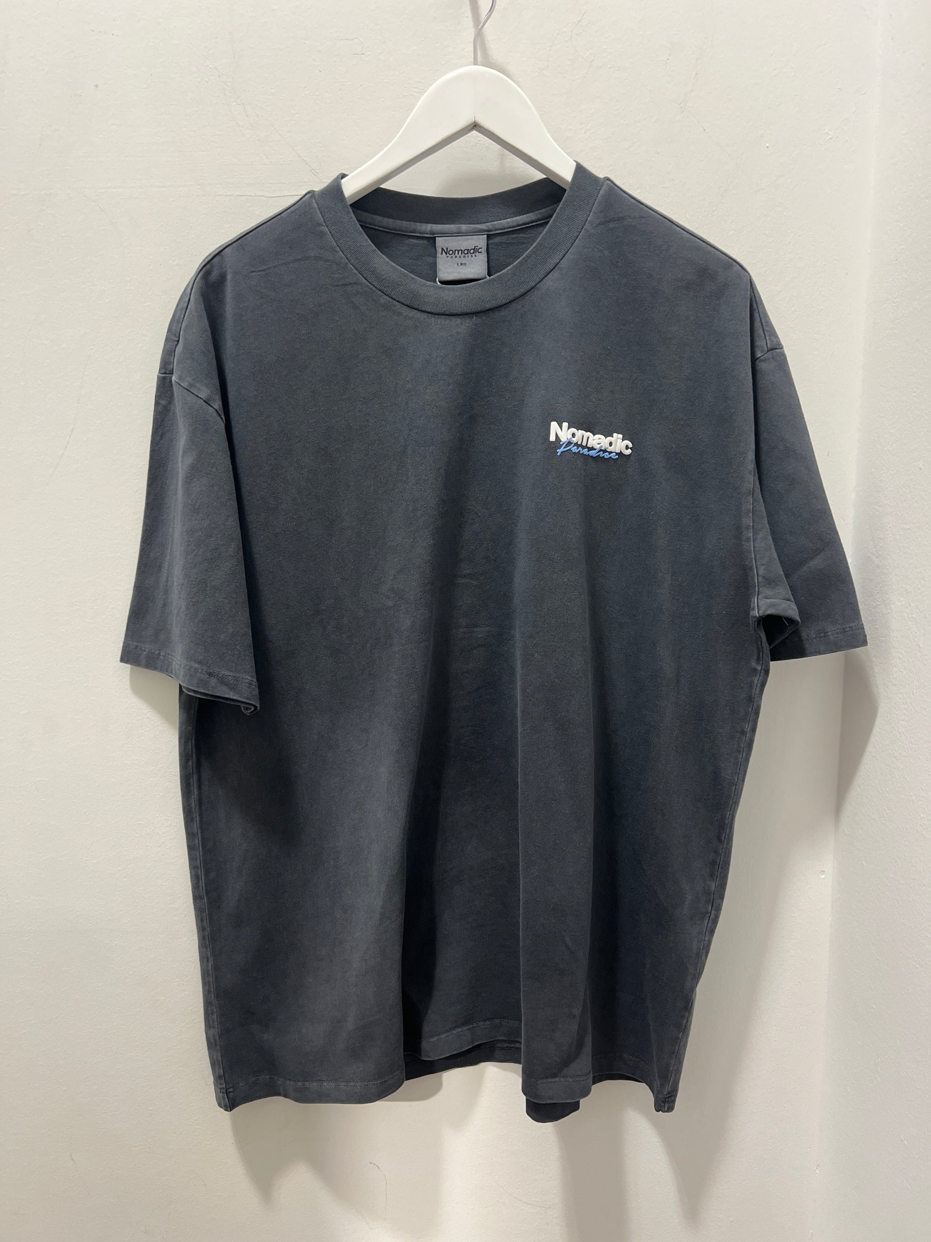 BAYSHORE OVERSIZED TEE - PIGMENT ASPHALT