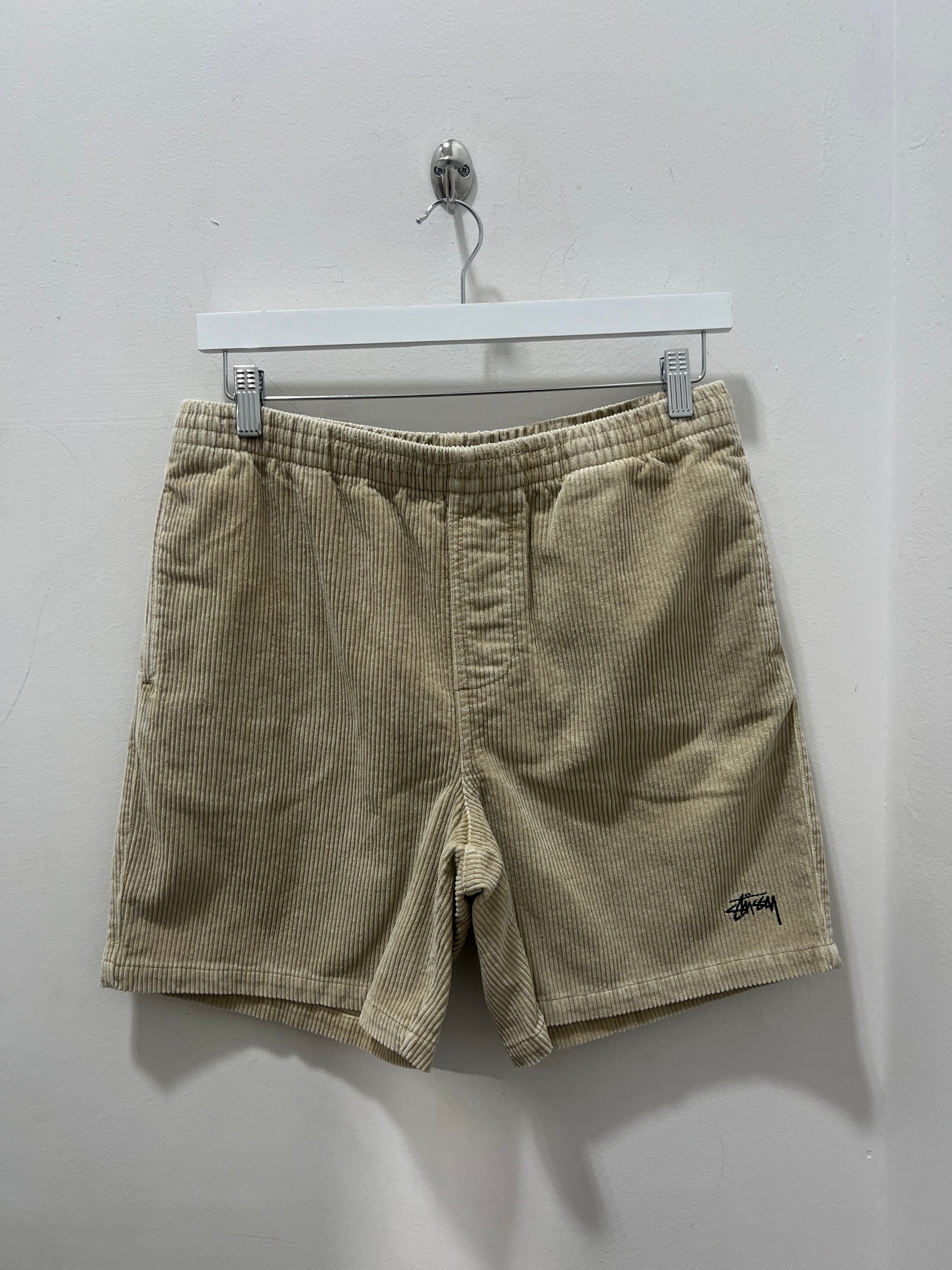 WIDE WALE CORD BEACHSHORT - KHAKI