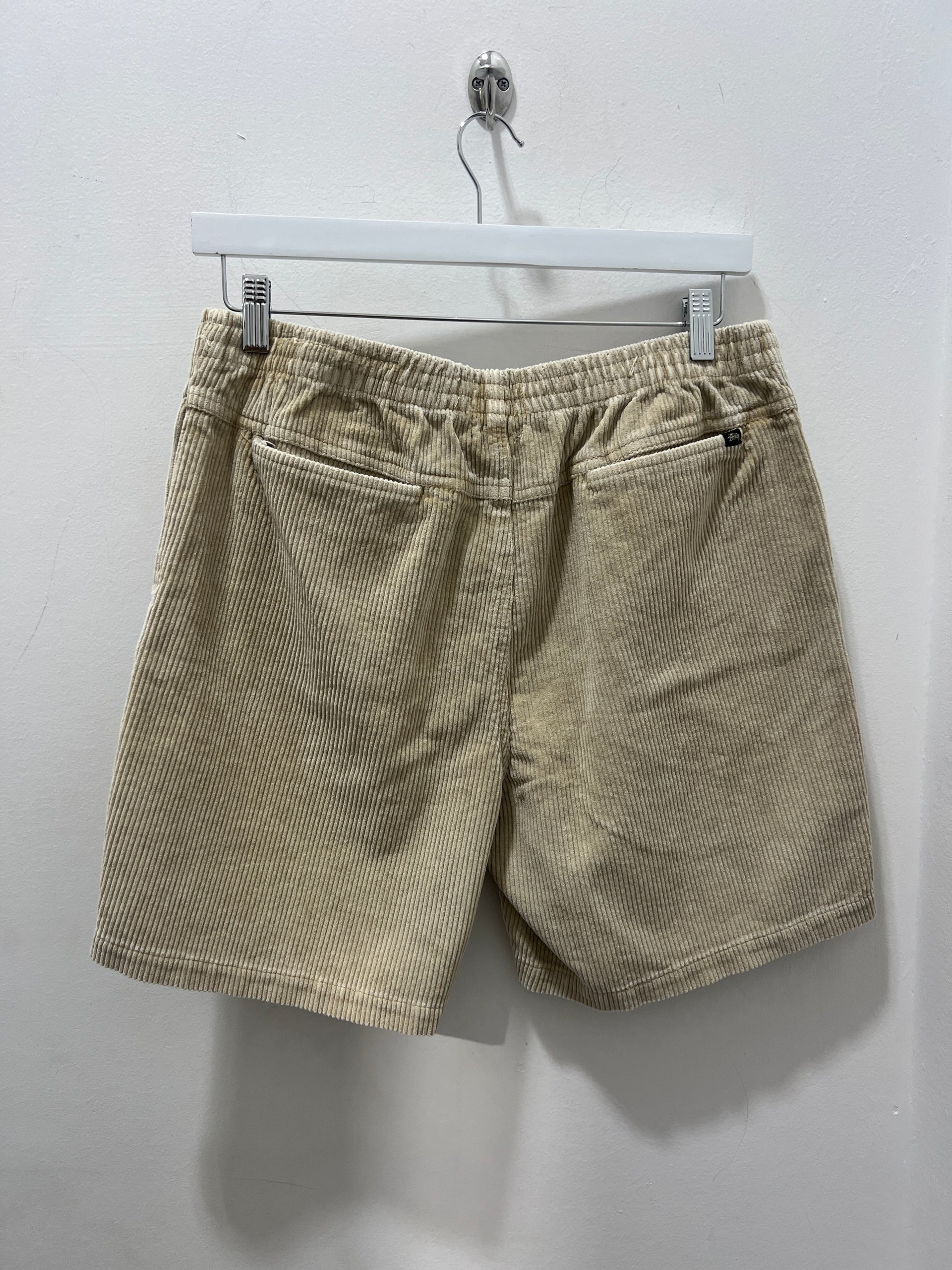 WIDE WALE CORD BEACHSHORT - KHAKI