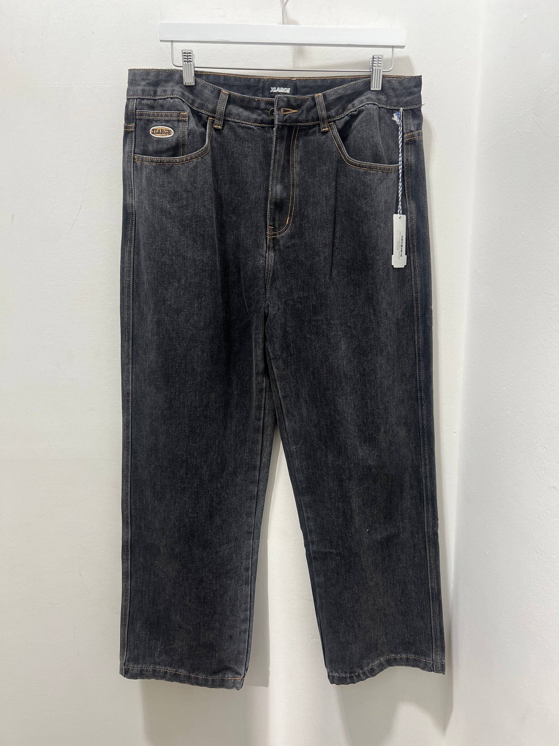 BULL DENIM PANT - WASHED BLACK