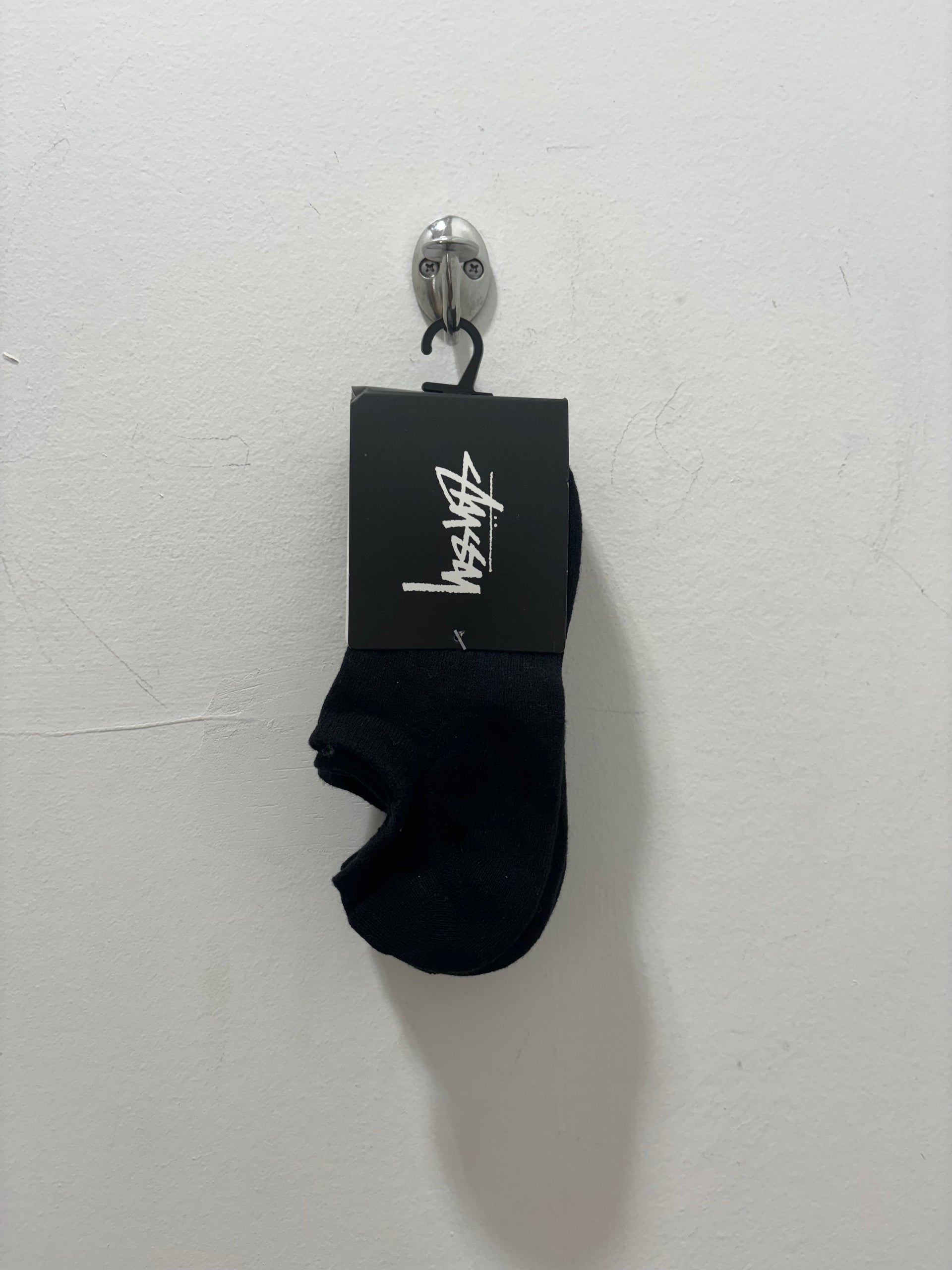 GRAFFITI NO SHOW 3PK SOCKS - BLACK