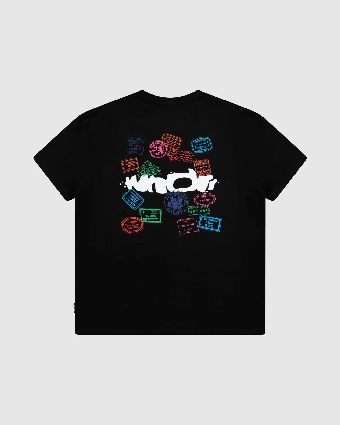 STAMP BOX FIT TEE BLACK