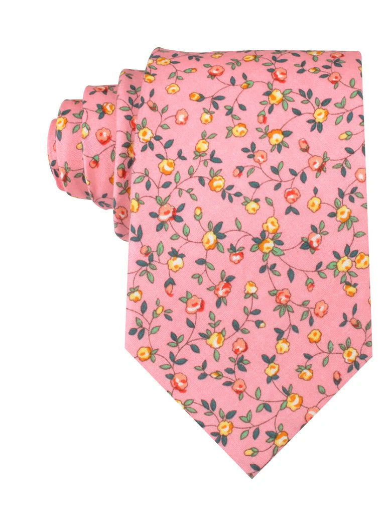 JE SUIS MALADE FLORAL NECKTIE C549