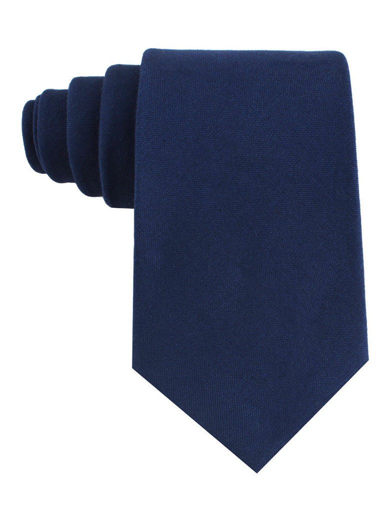 JEUNE FILLE ENDORMIE NAVY LINEN TIE