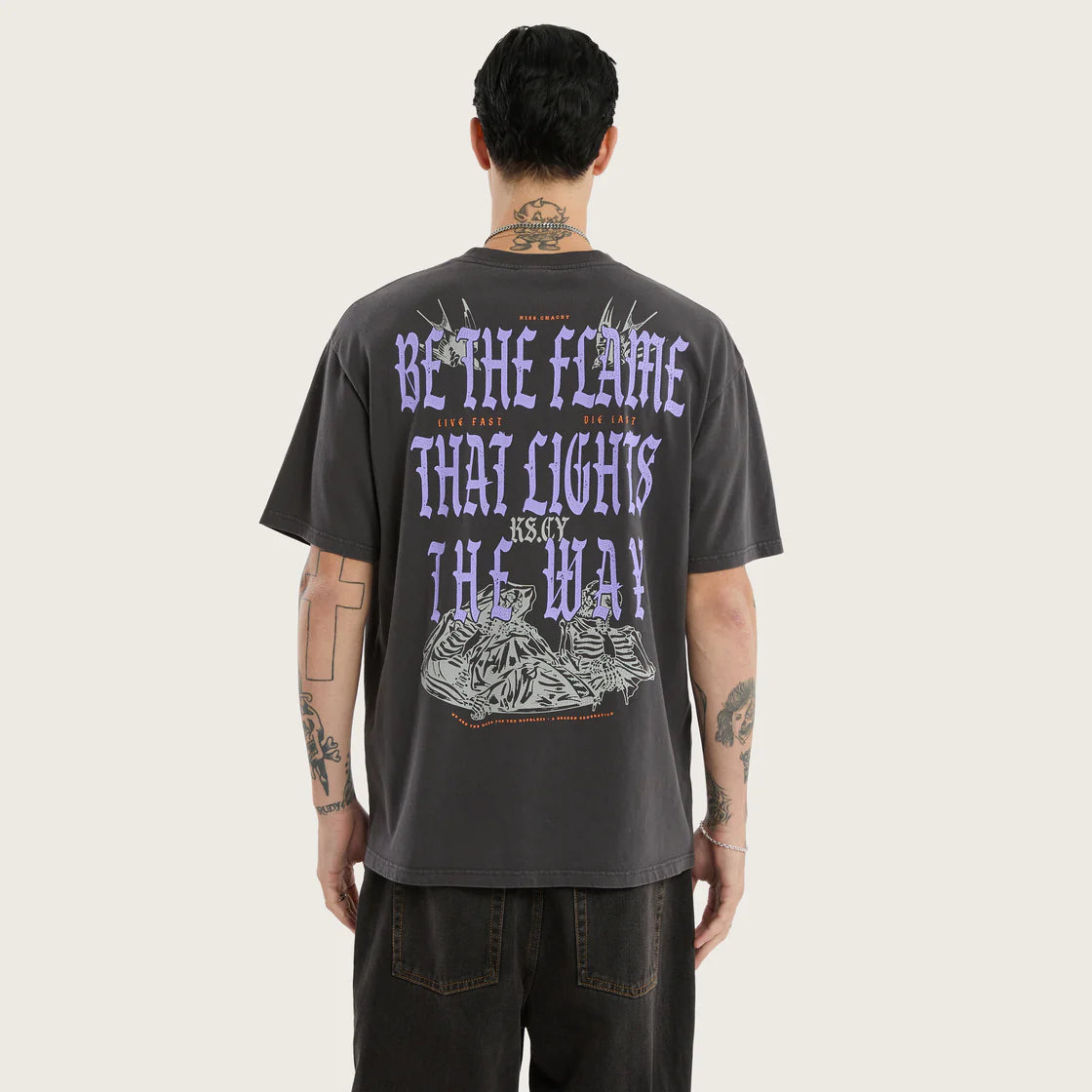 TORCH BOX FIT TEE PIGMENT BLACK