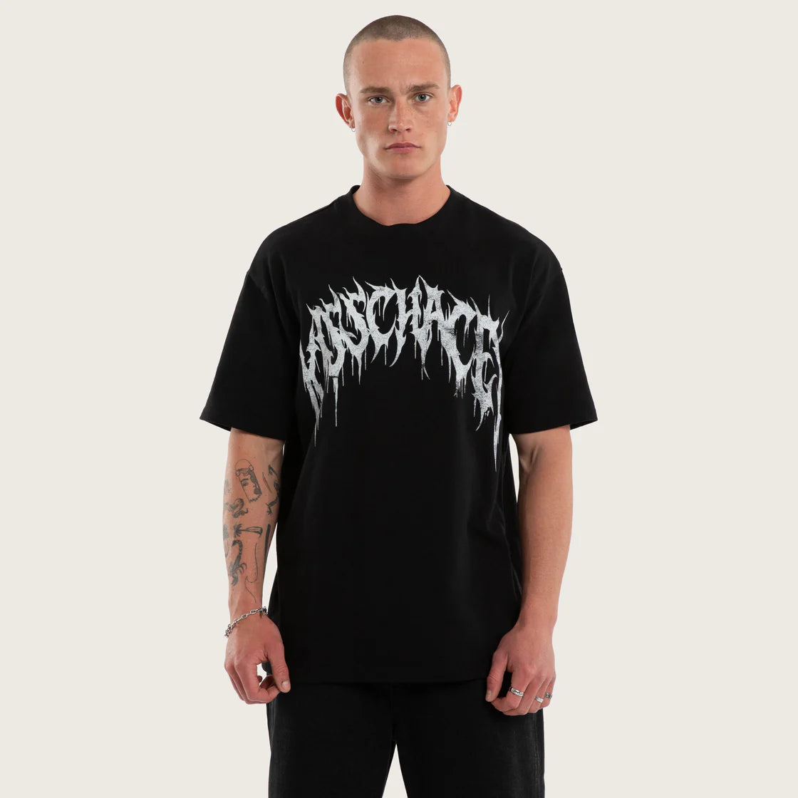UTOPIA BOX FIT TEE BLACK