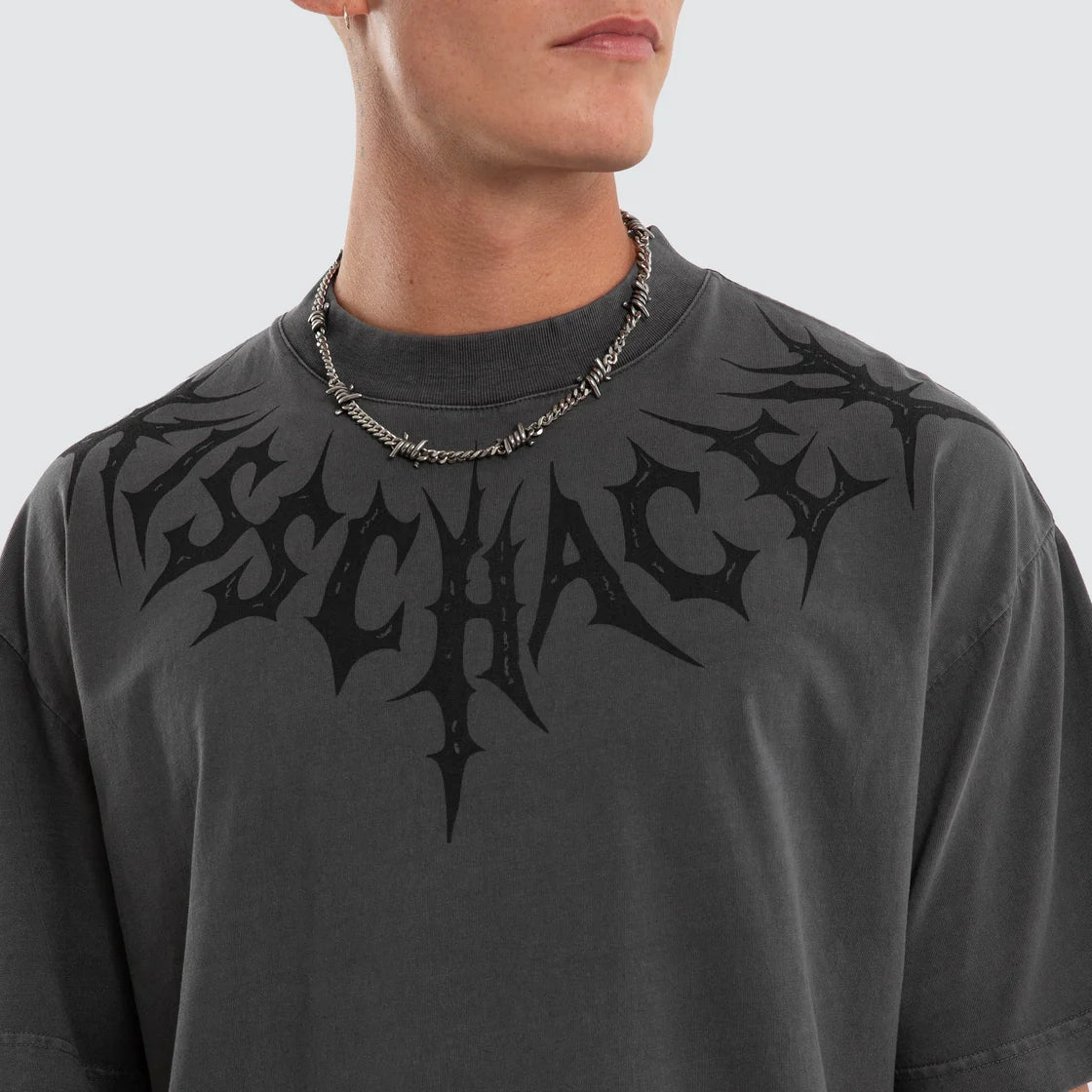 SAGA STREET TEE ASPHALT