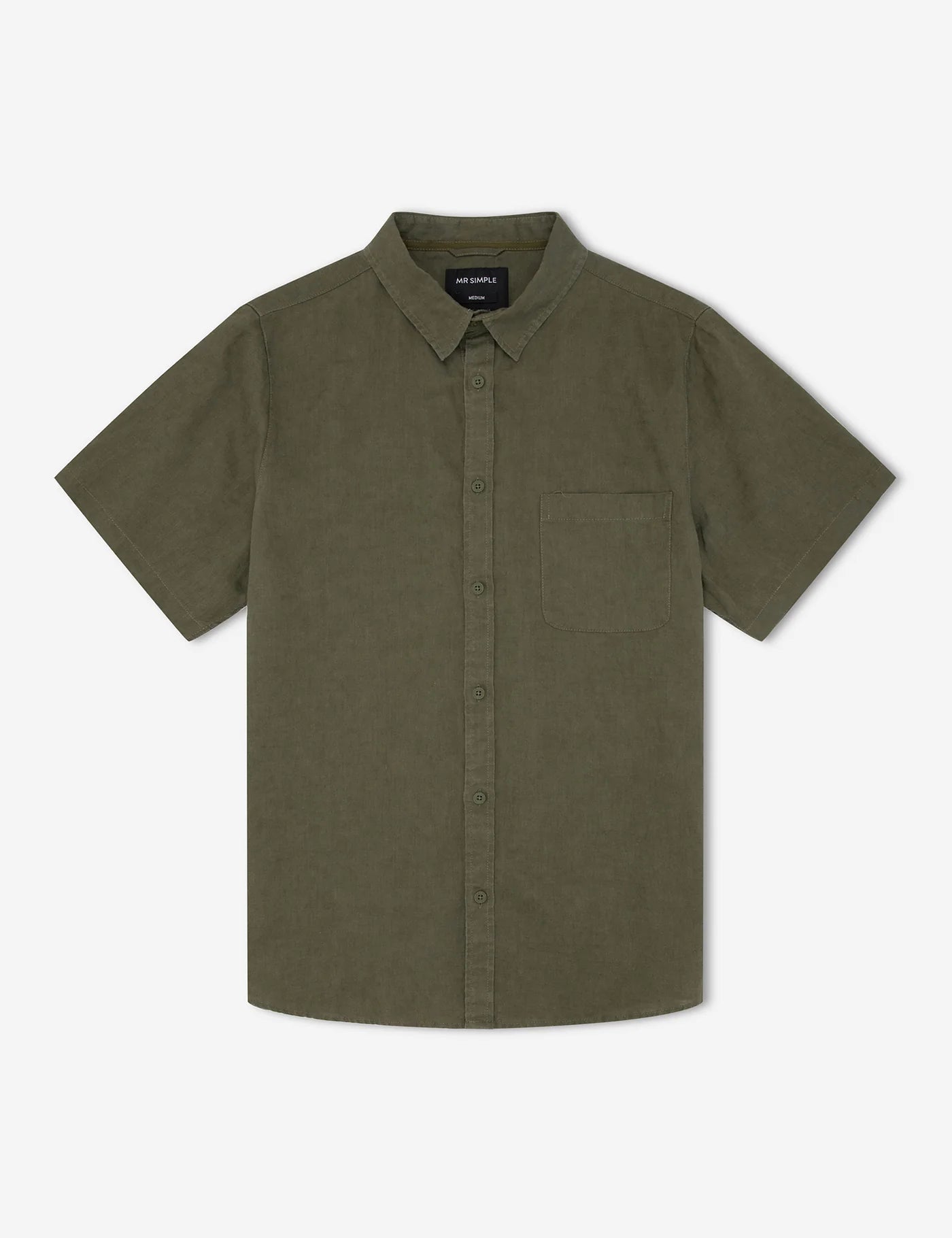 LINEN SS SHIRT  FATIGUE