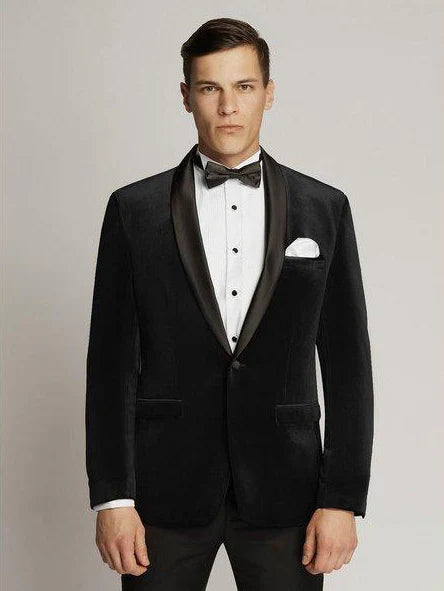 VICEROY VELVET TUX JACKET BLACK