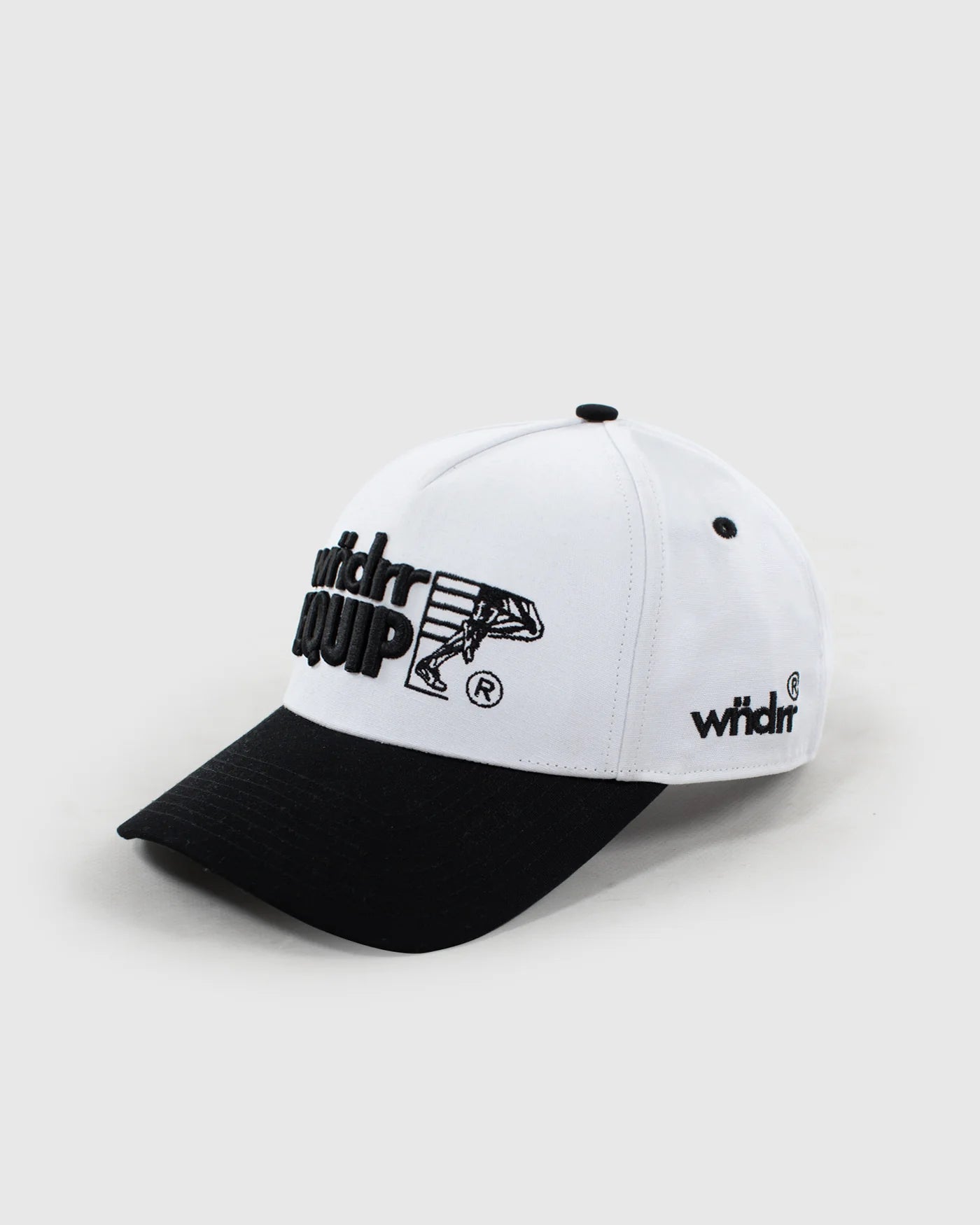 EQUIP HIGH RISE CAP WHITE/BLACK