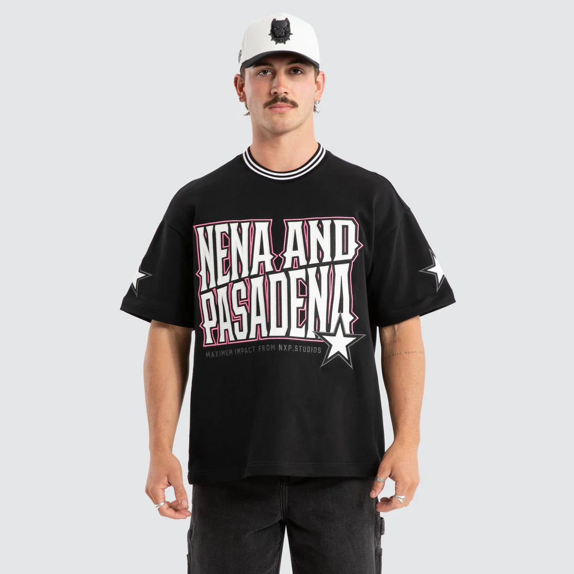 DESTINED LOOPBACK RAPTOR TEE BLACK