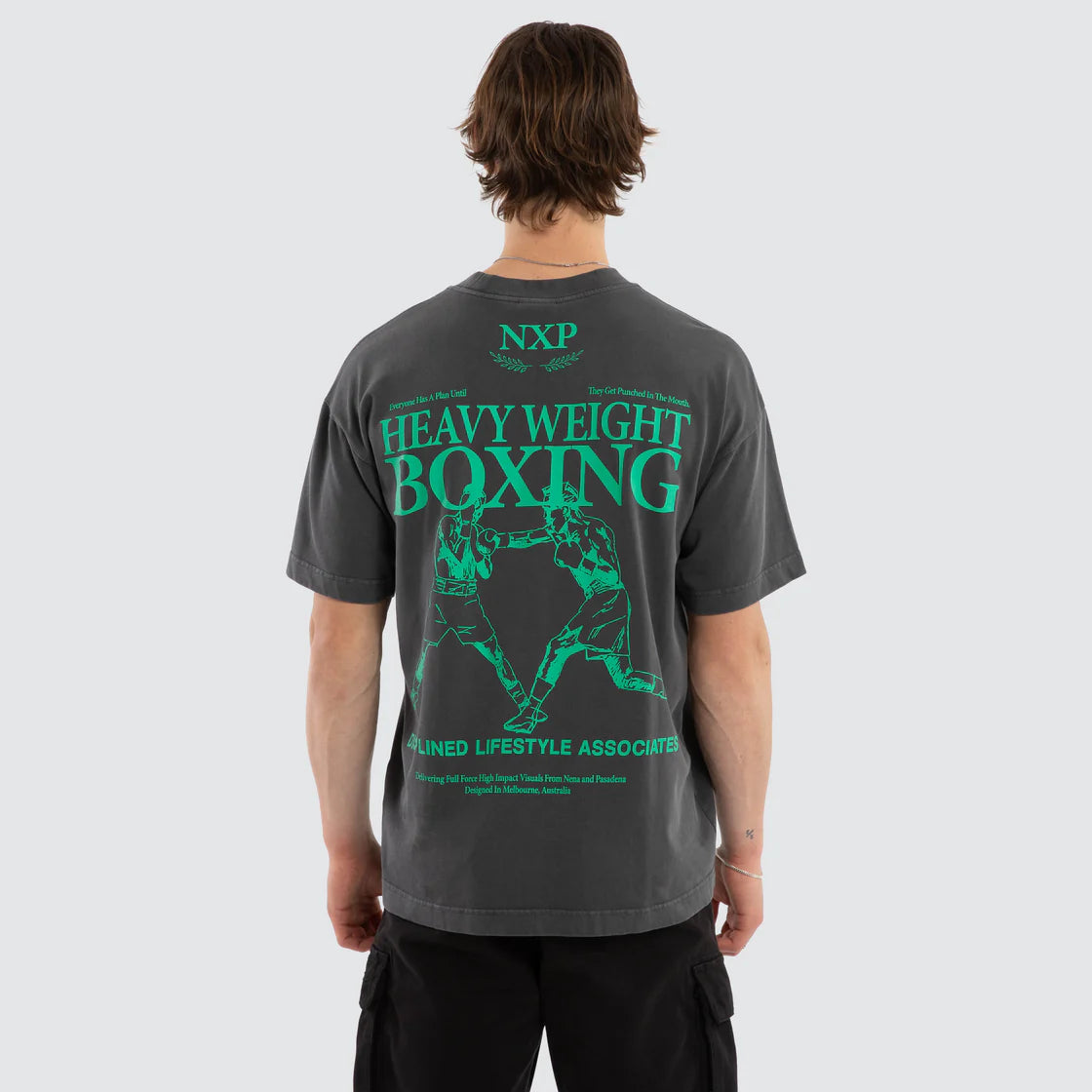 STADIUM RAPTOR TEE ASPHALT