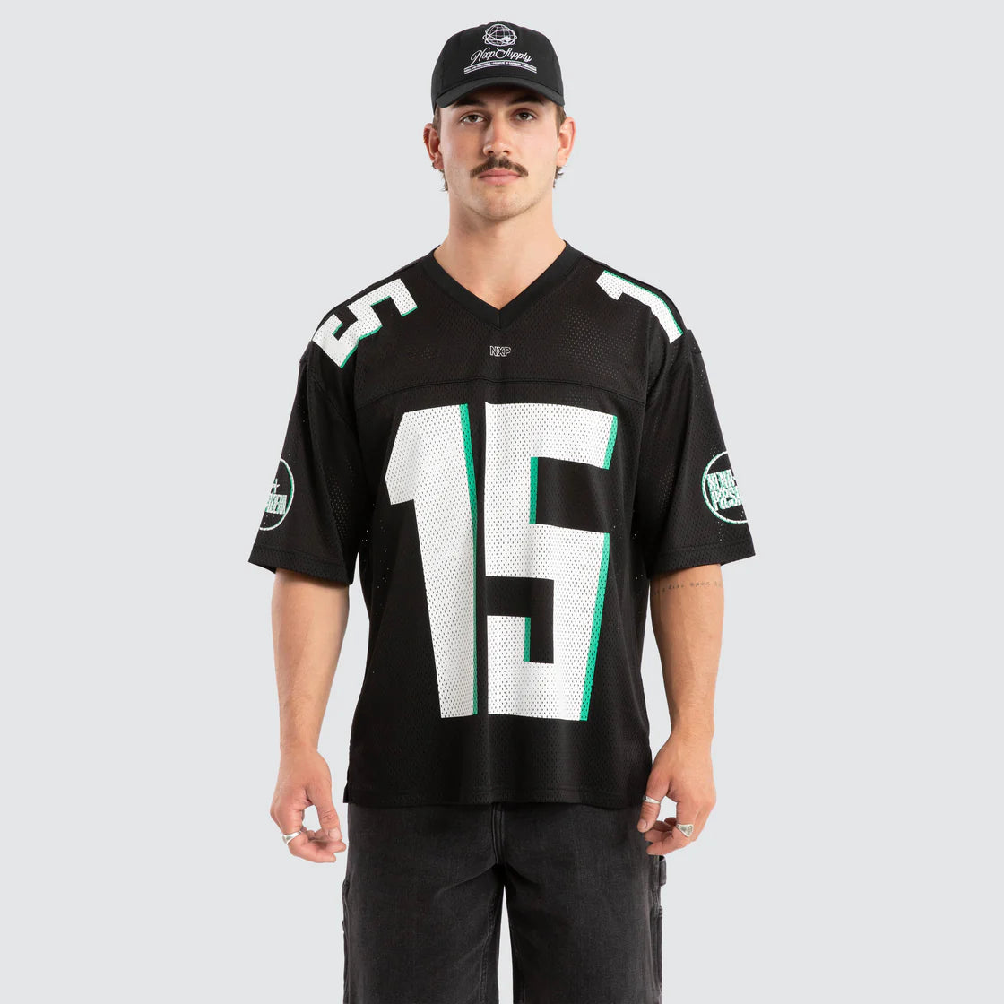 PATRIOT GRIDIRON JERSEY BLACK