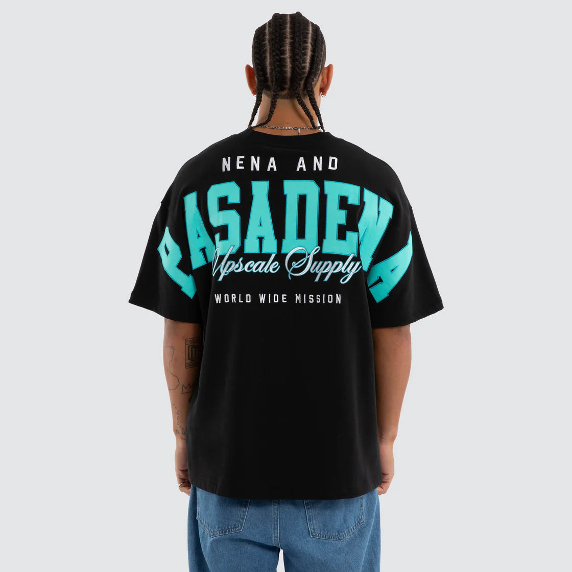 WEST LOOPBACK RAPTOR TEE BLACK