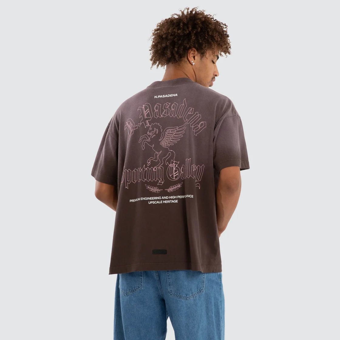 HERITAGE RAPTOR TEE SUNBLEACHED BRACKEN BROWN