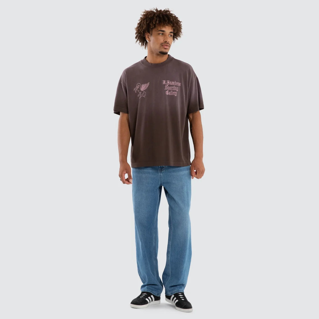 HERITAGE RAPTOR TEE SUNBLEACHED BRACKEN BROWN