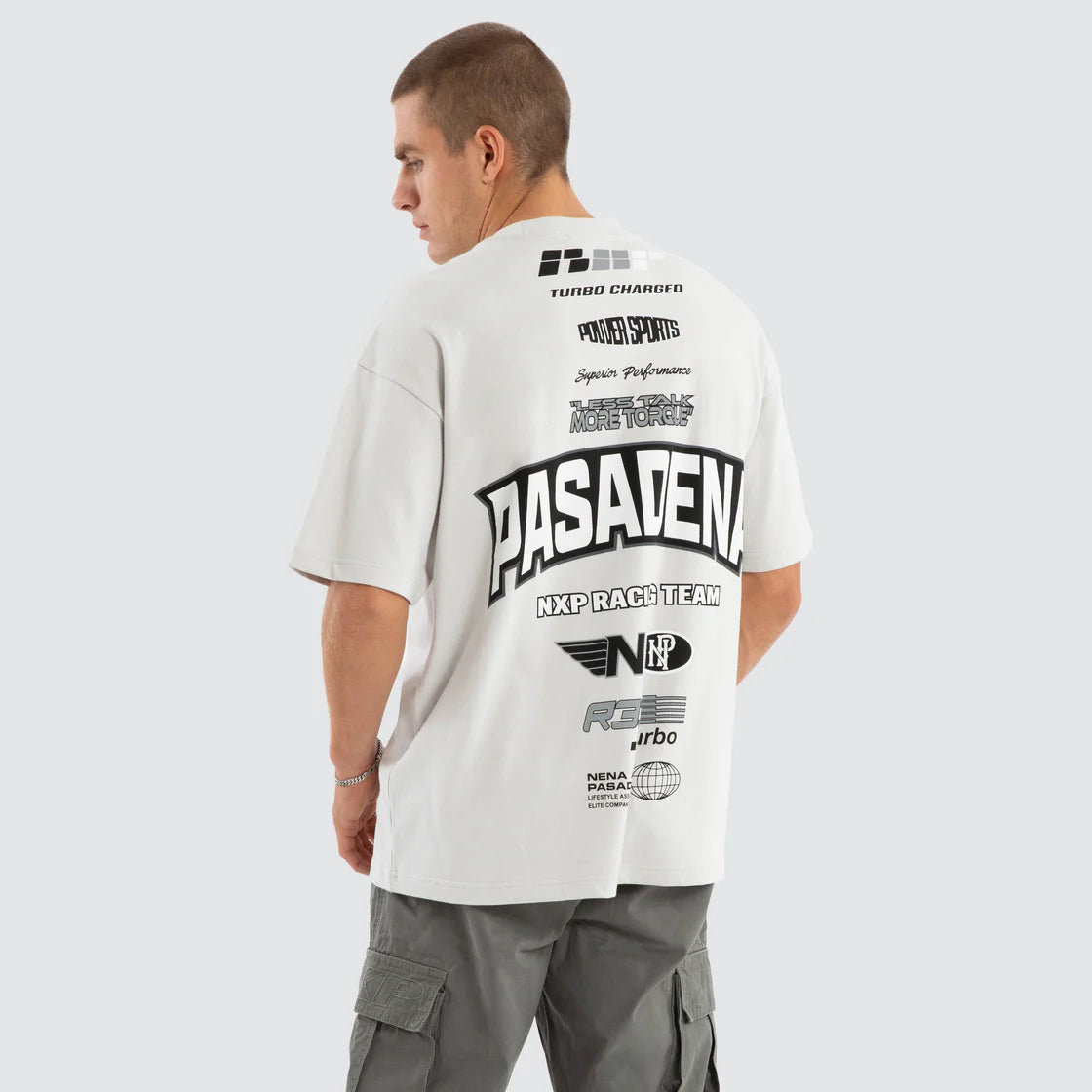 MOTOR RAPTOR TEE GREY