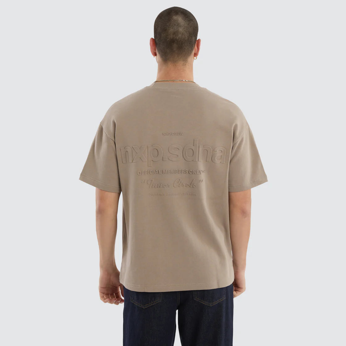 OVERCOME LOOPBACK RAPTOR TEE CINDER