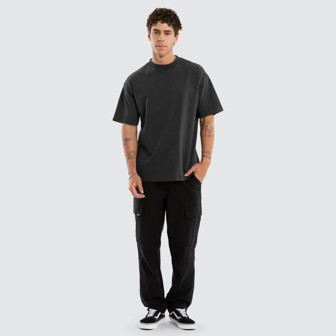 DELTA NYLON CARGO PANT BLACK