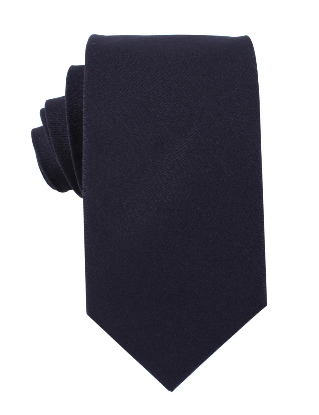 NAVY BLUE COTTON NECKTIE