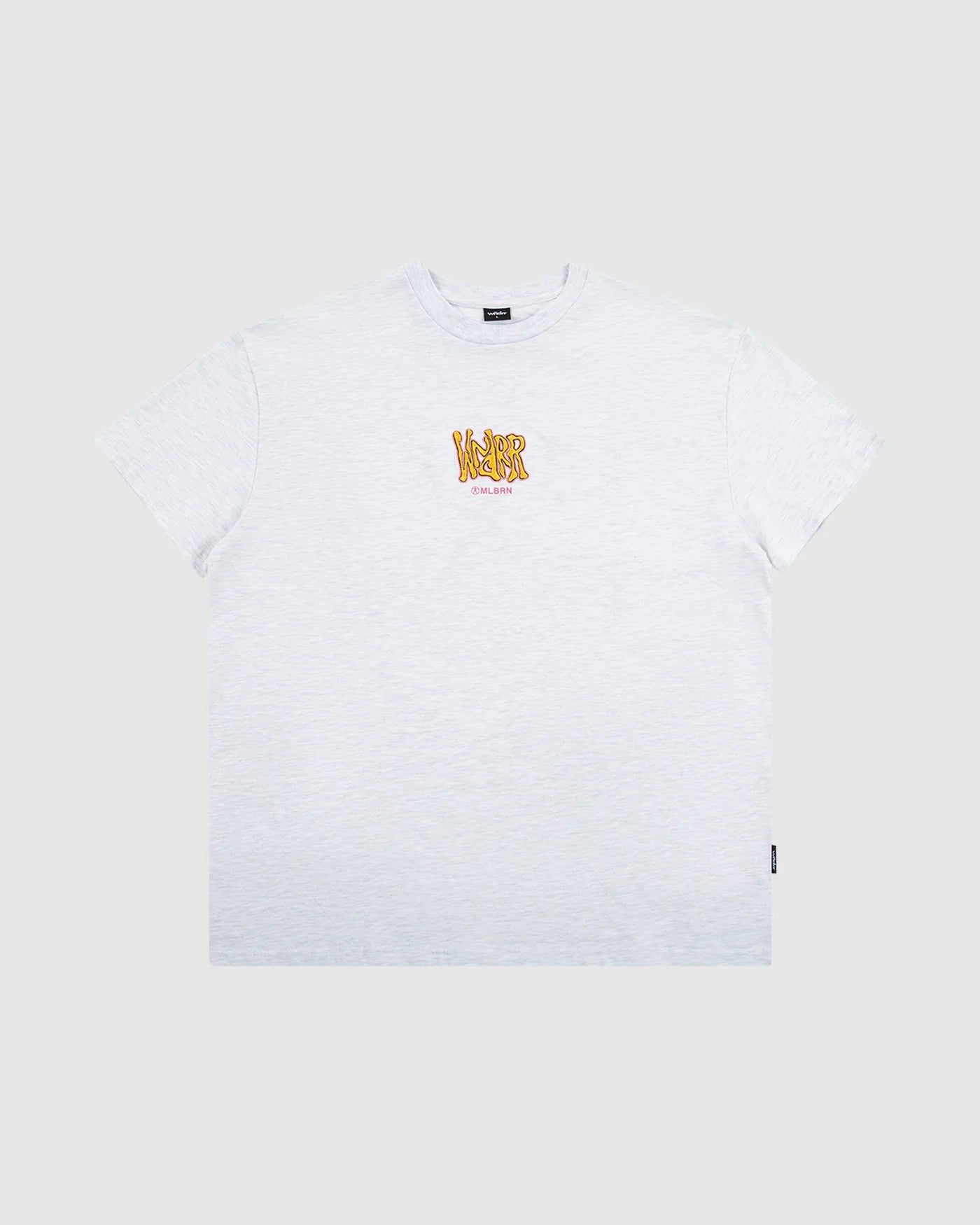 TOAST BOX FIT TEE WHITE MARLE