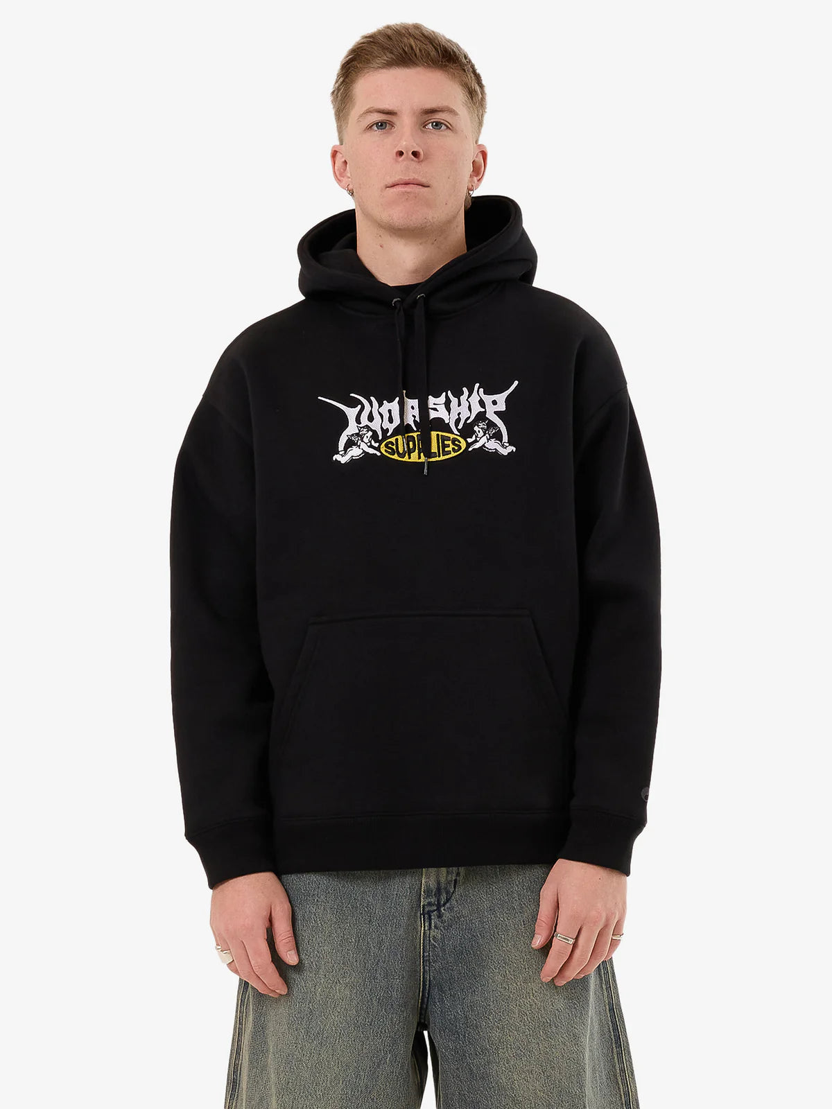 MESSENGER PULL OVER HOOD BLACK