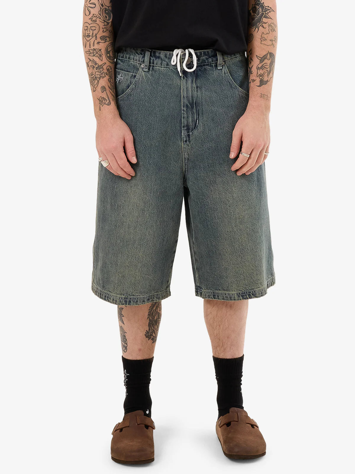 MORTALITY DOZER JEAN SHORT BLUE HAZE