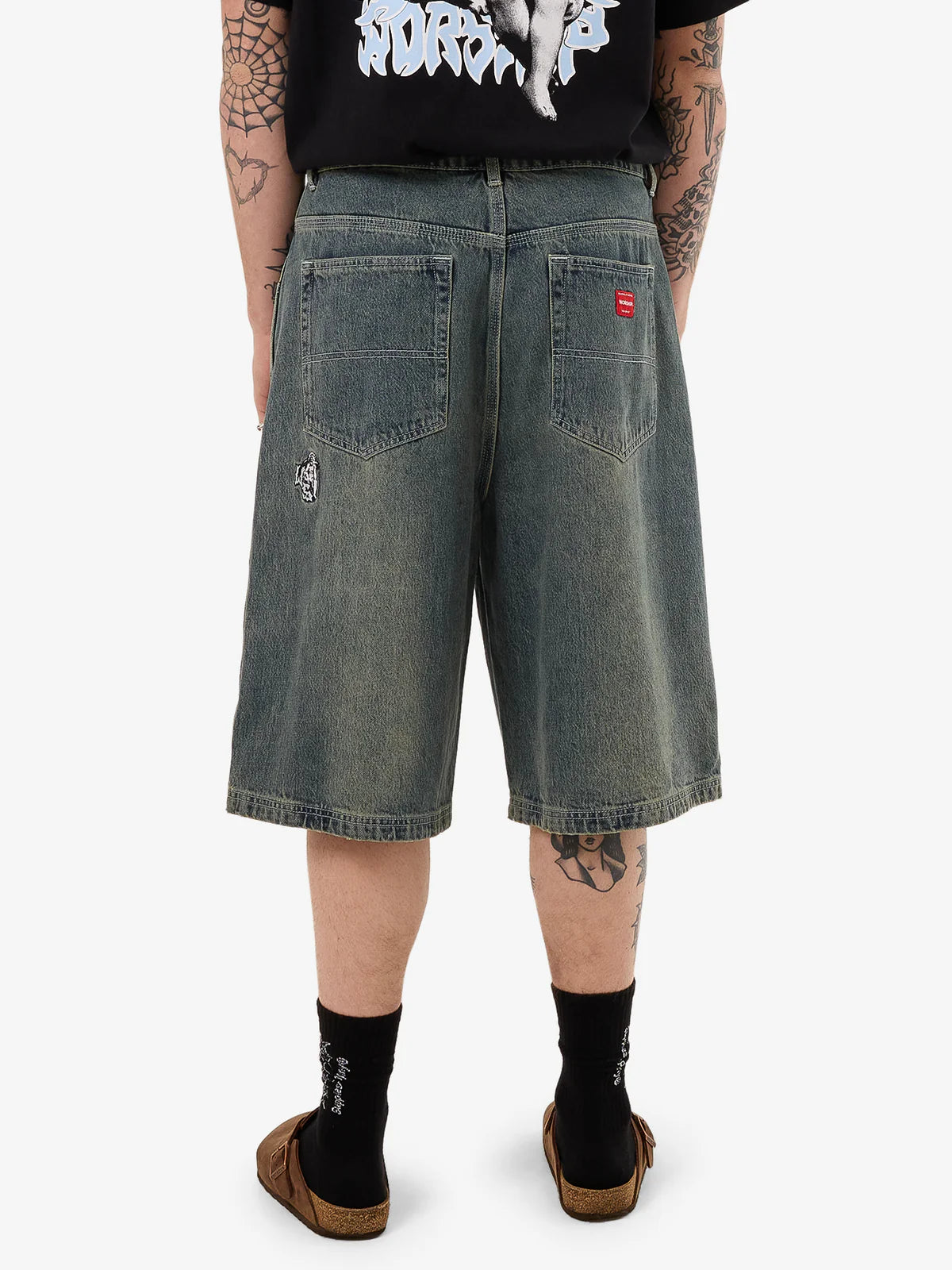 MORTALITY DOZER JEAN SHORT BLUE HAZE