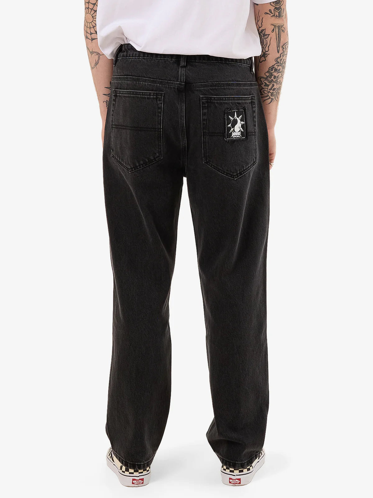 NUCLEAR LOUNGER JEAN USED BLACK
