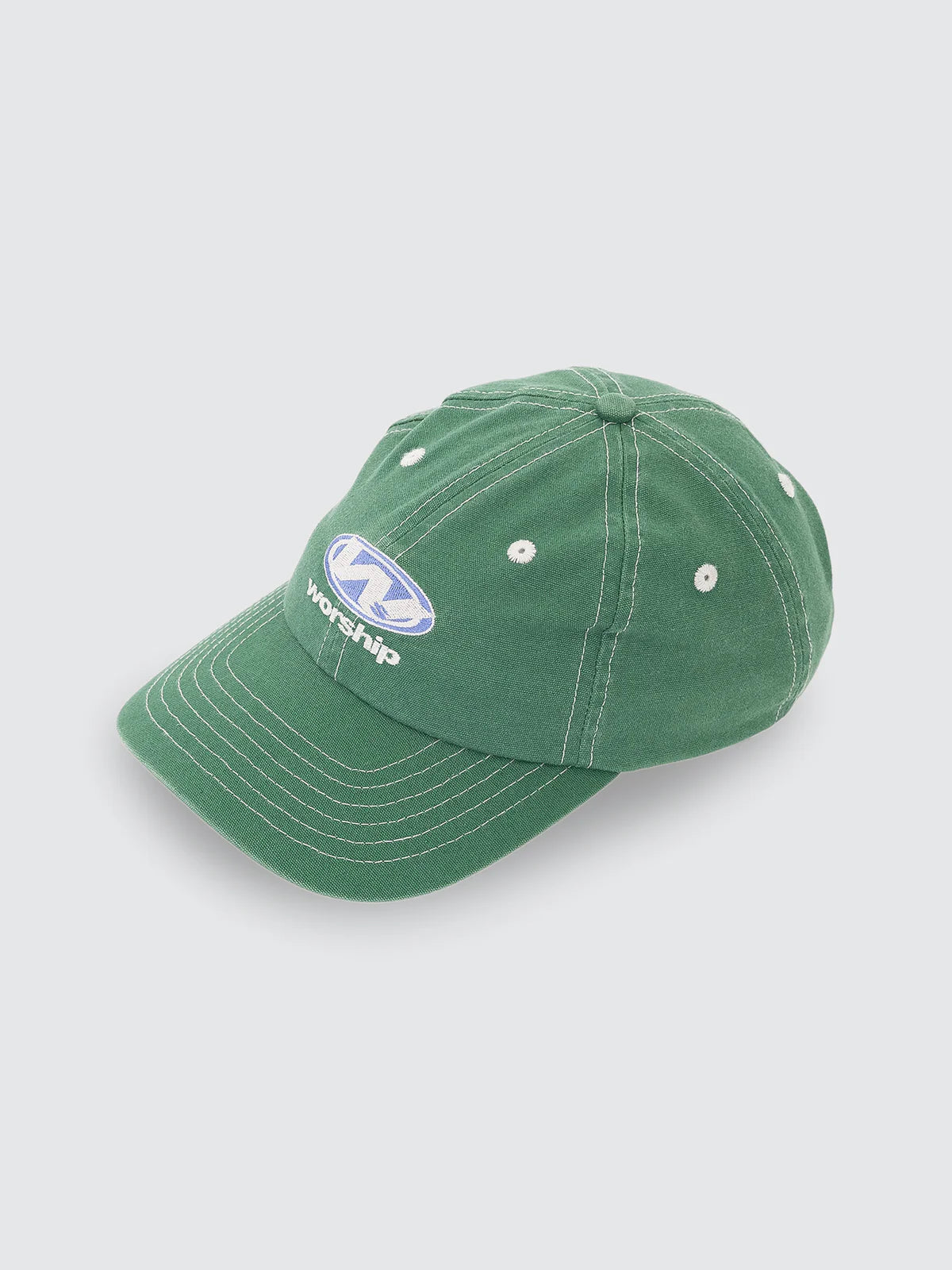 SONIC 6 PANEL CANVAS HAT EDEN GREEN
