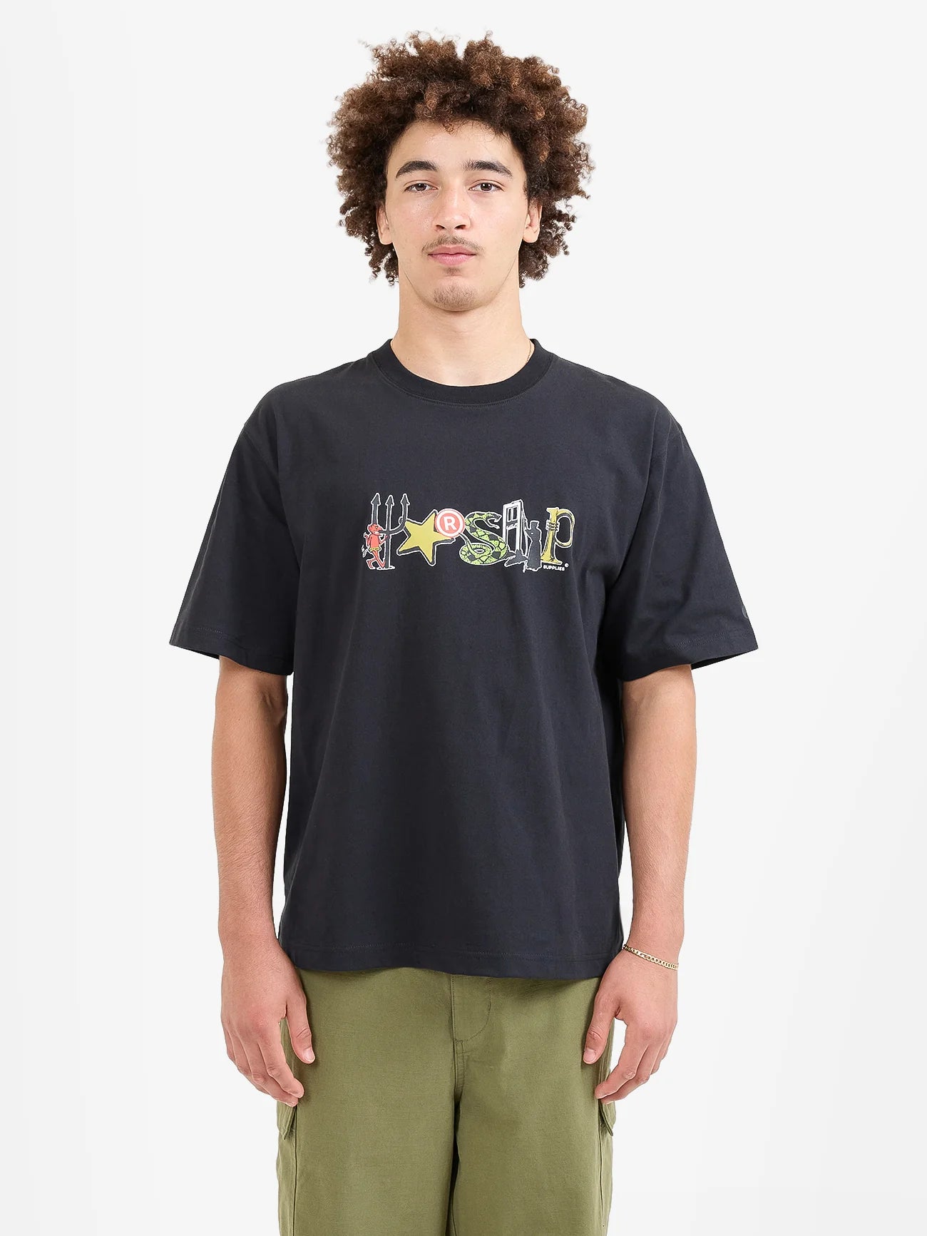 BITZNEBOBS TEE BLACK