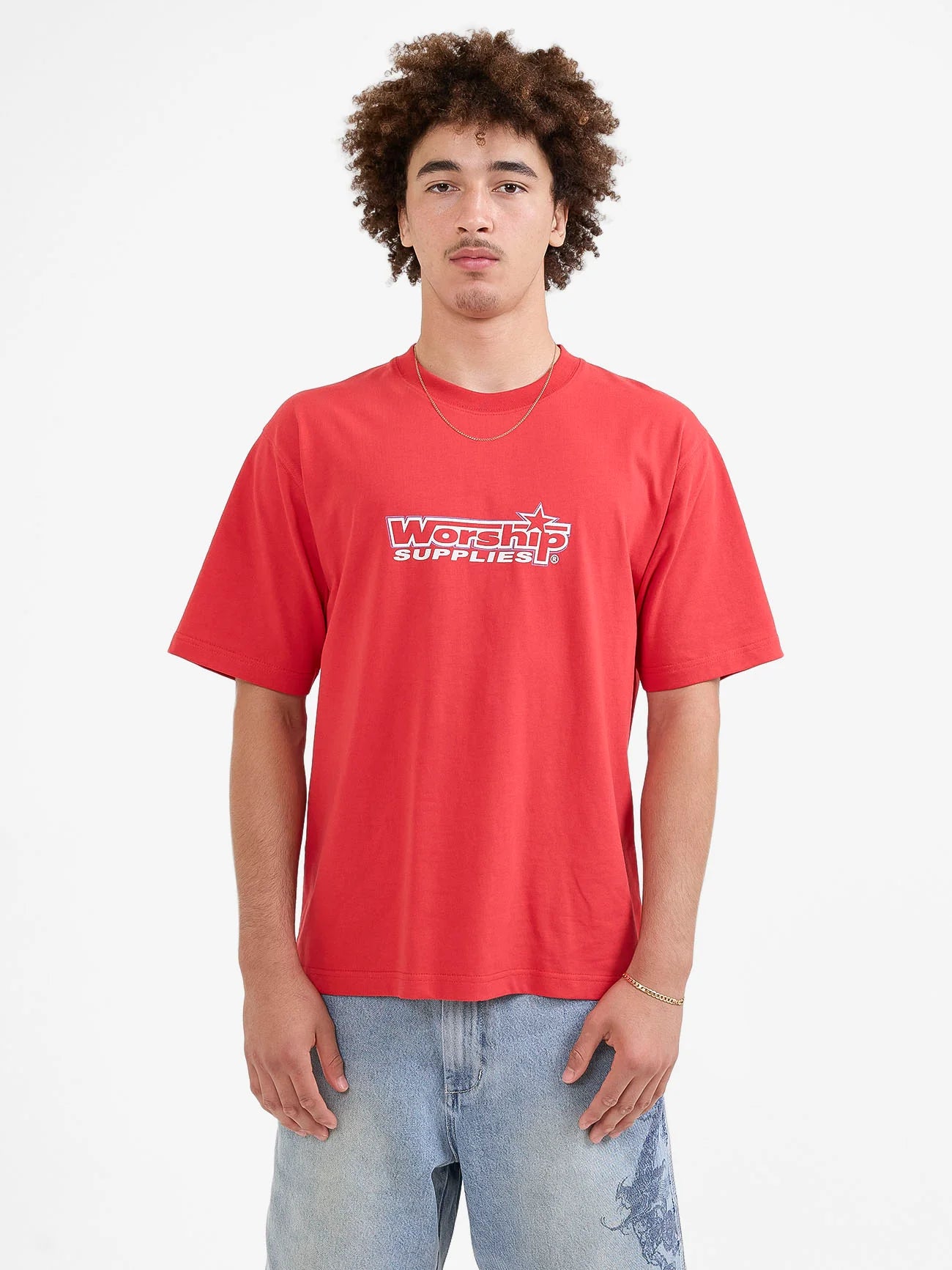 PUSH OFF TEE LUCKY RED