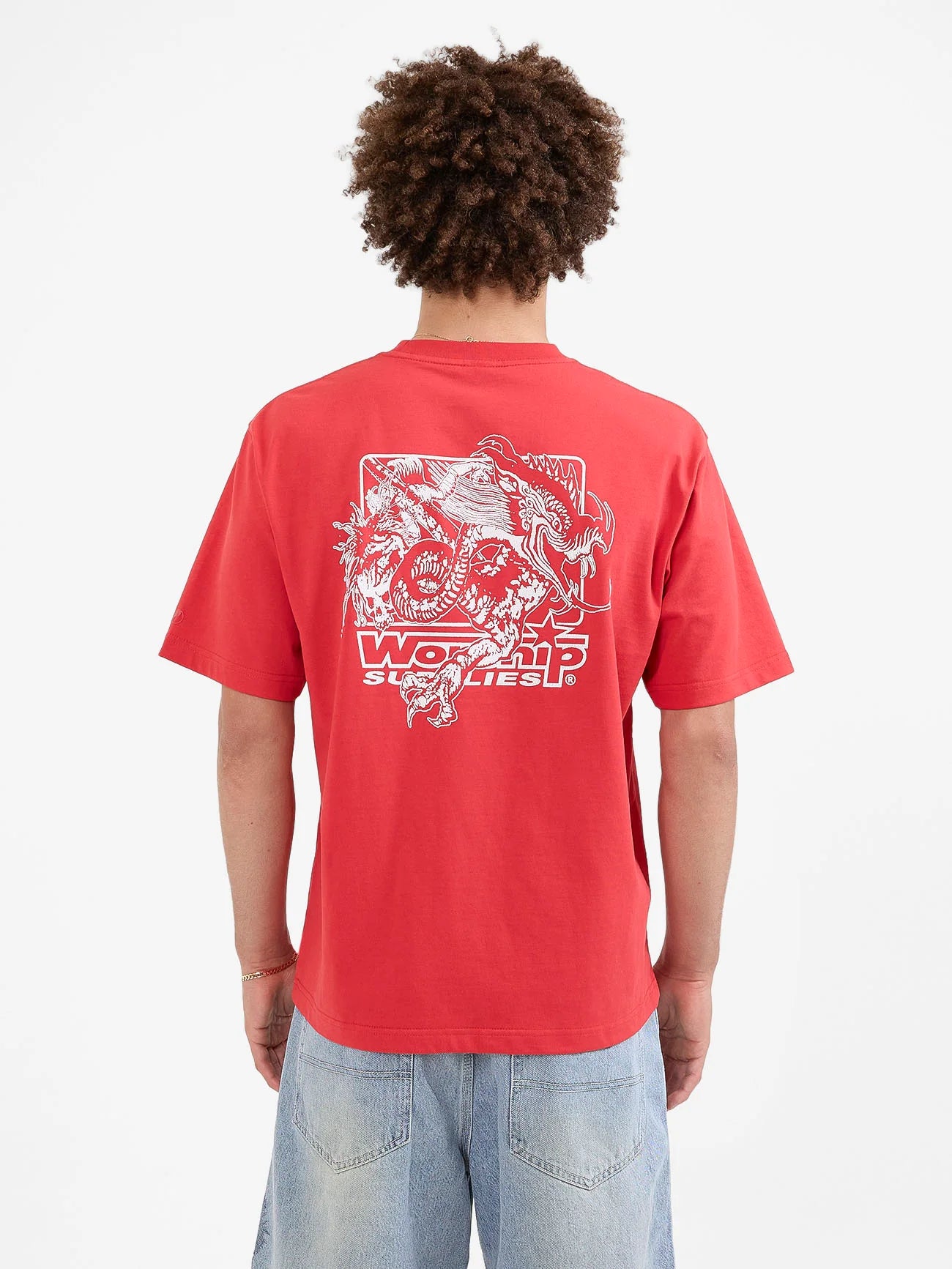 PUSH OFF TEE LUCKY RED