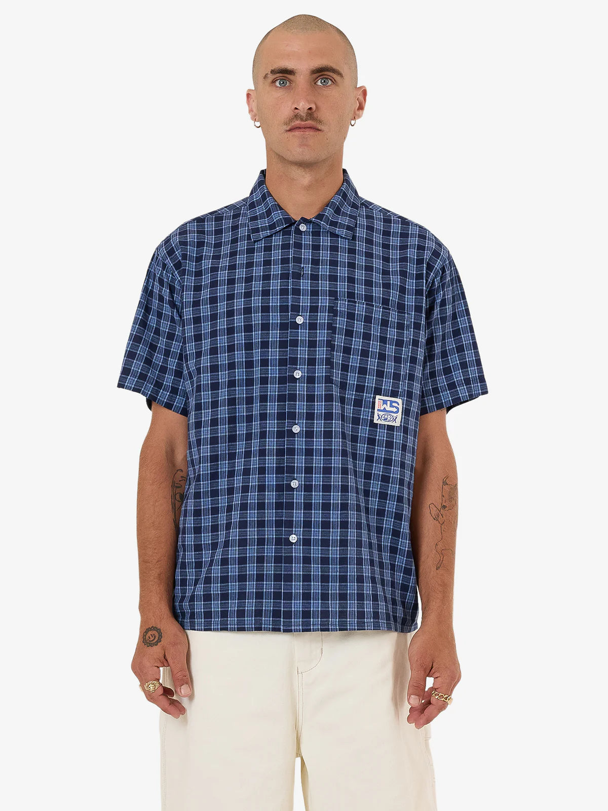 REMOVAL SS SHIRT BELL AIR BLUE