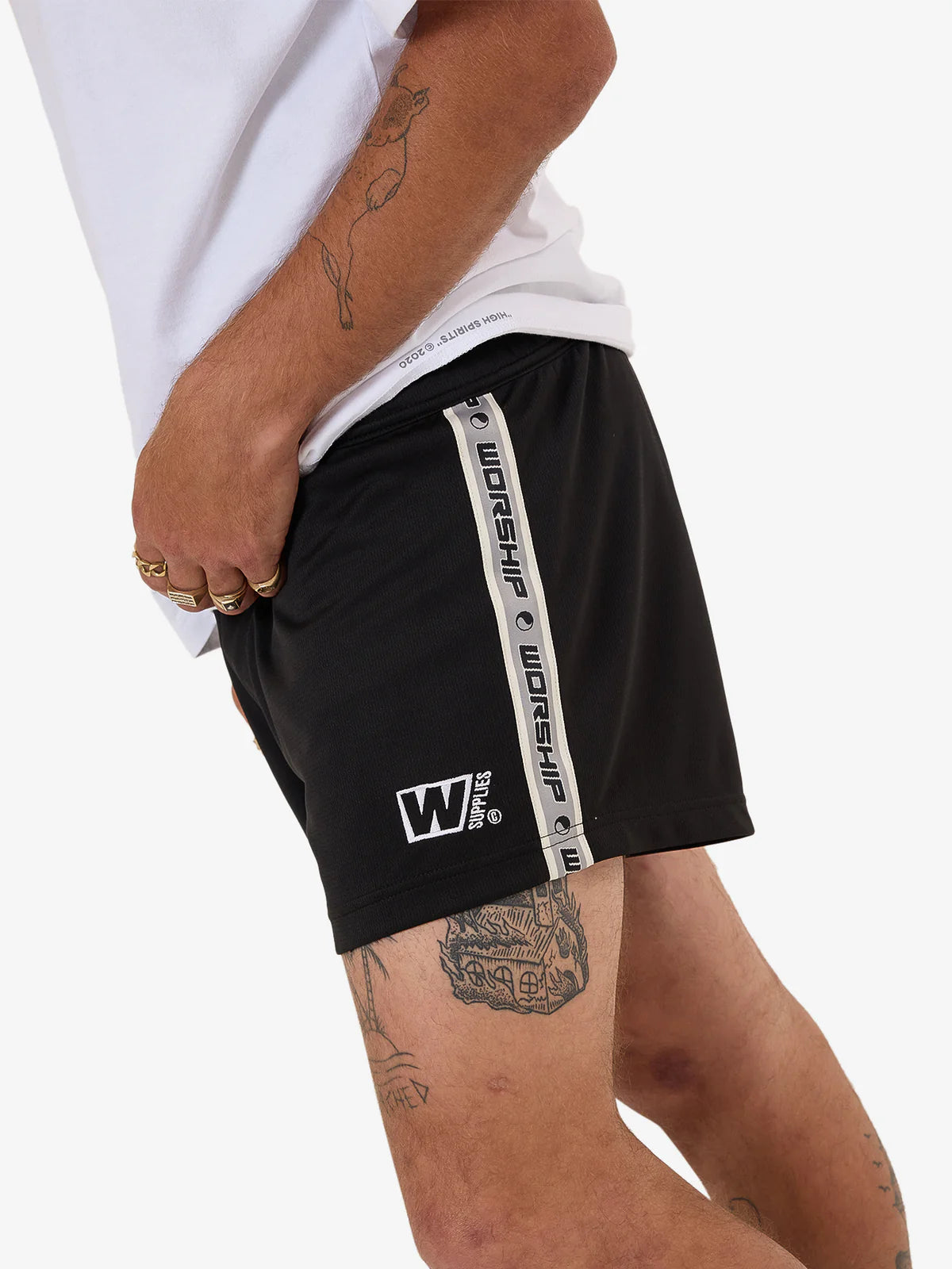 PACER RUNNING SHORT BLACK