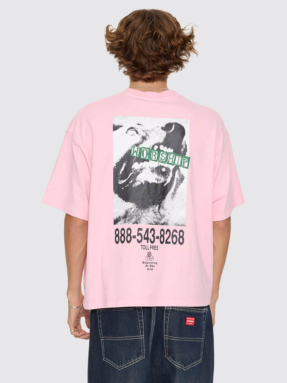 DOGS LIFE CROP TEE PARFAIT PINK
