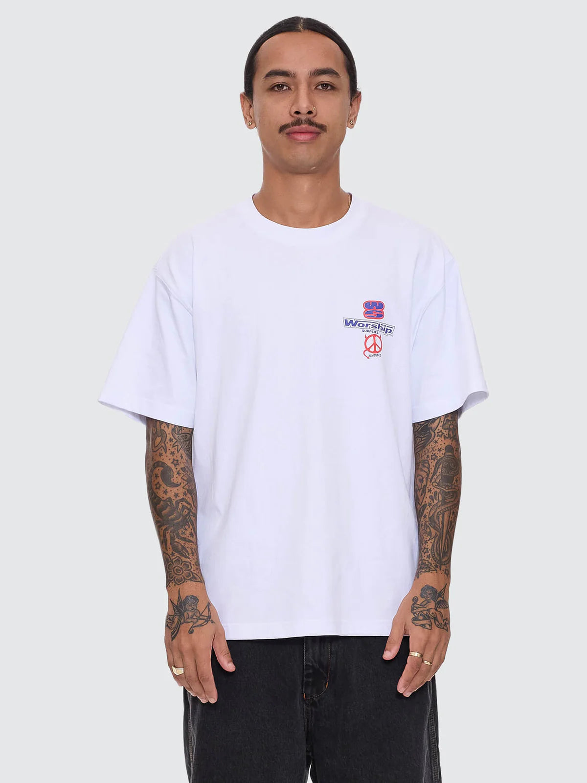 LOW GOES REGULAR FIT TEE WHITE