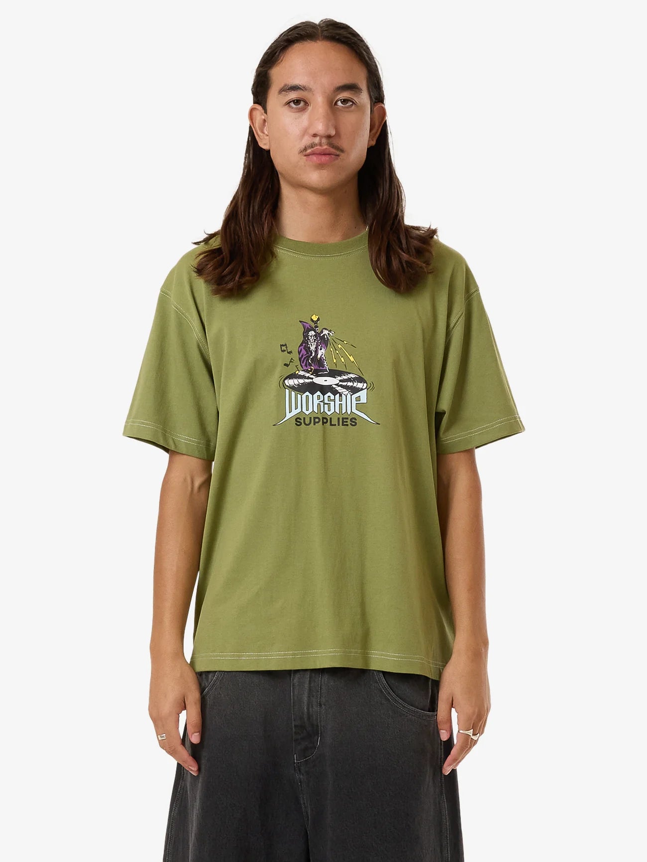 SOURCERY TEE IGUANA GREEN