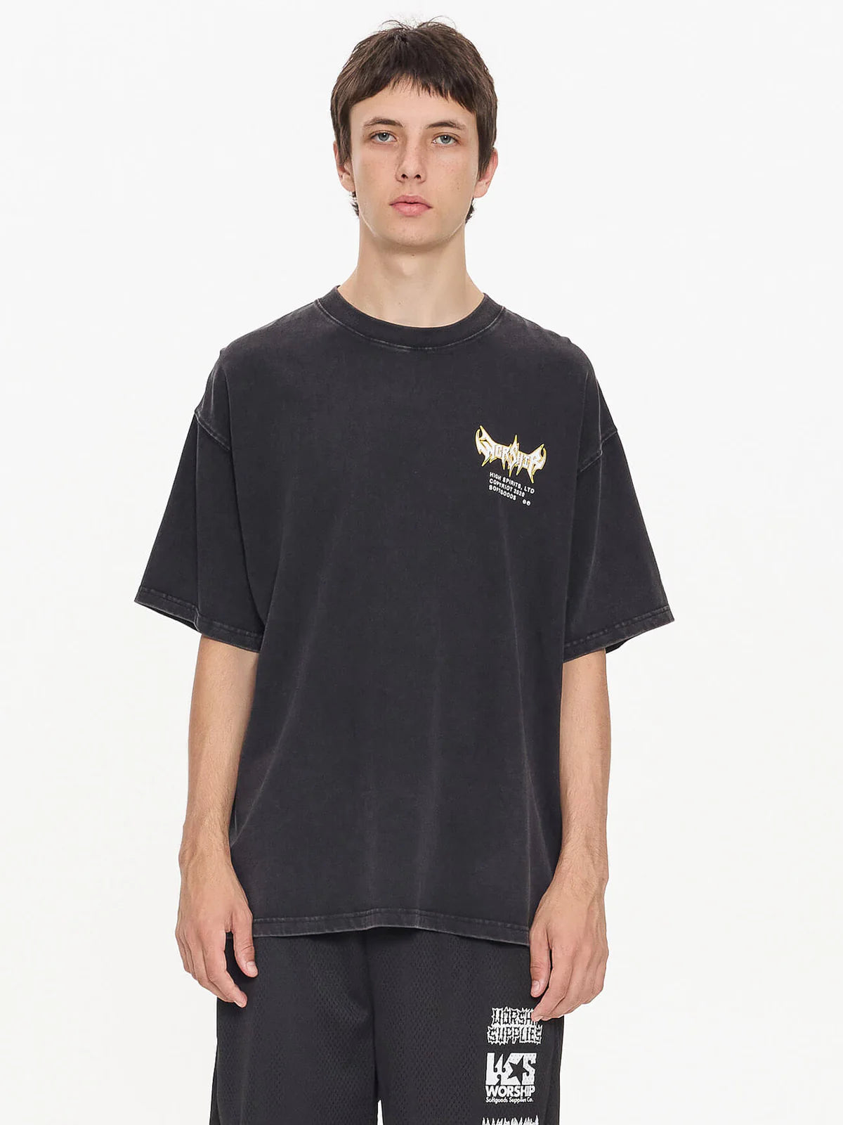 PILE UP OVERSIZE TEE BLACK