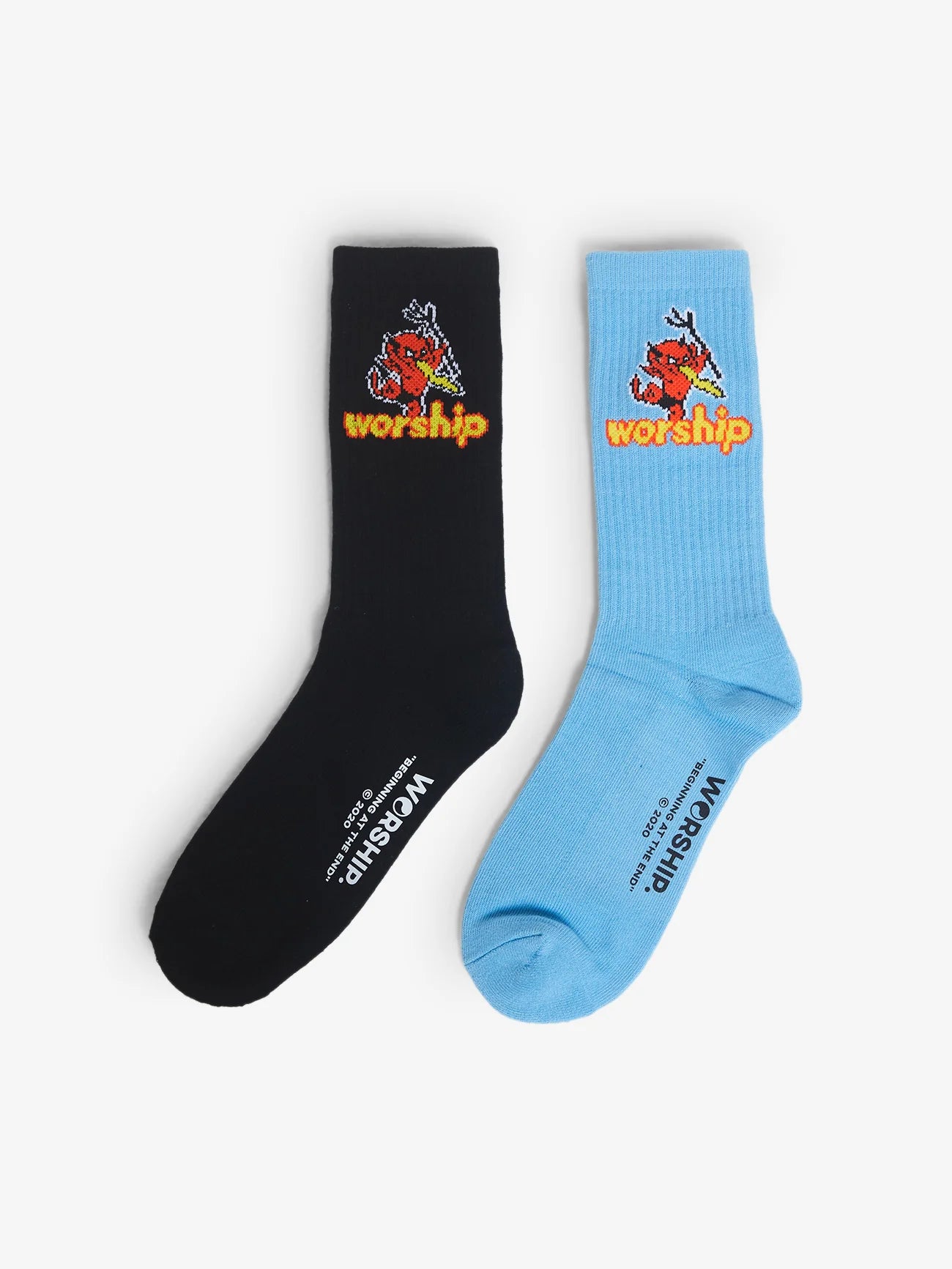 INFERNO SOCKS 2 PACK COLUMBIAN BLUE/BLACK